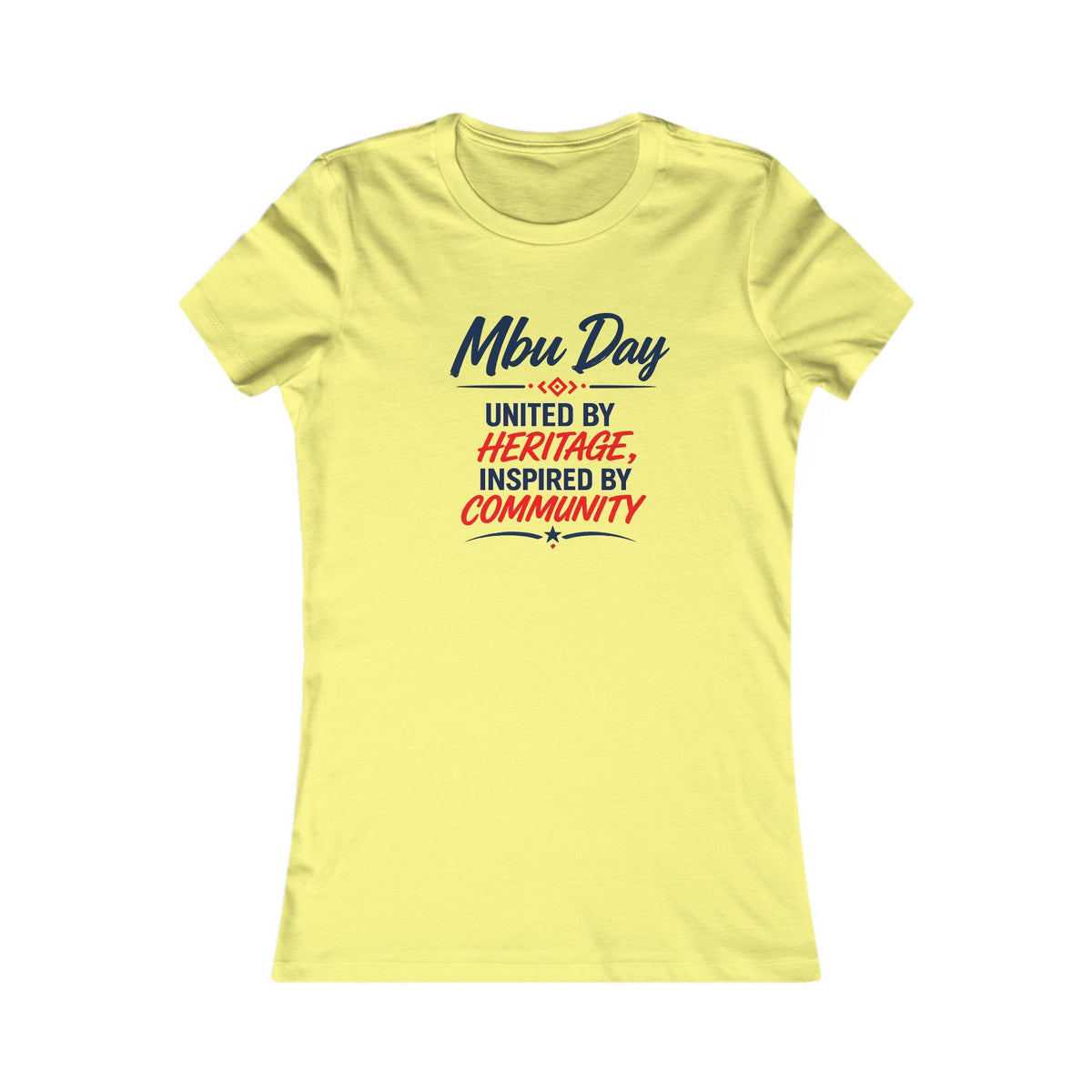 Mbu Day Women's Tee — "United by Heritage, Inspired by Community" Houston Texas Event Shirt