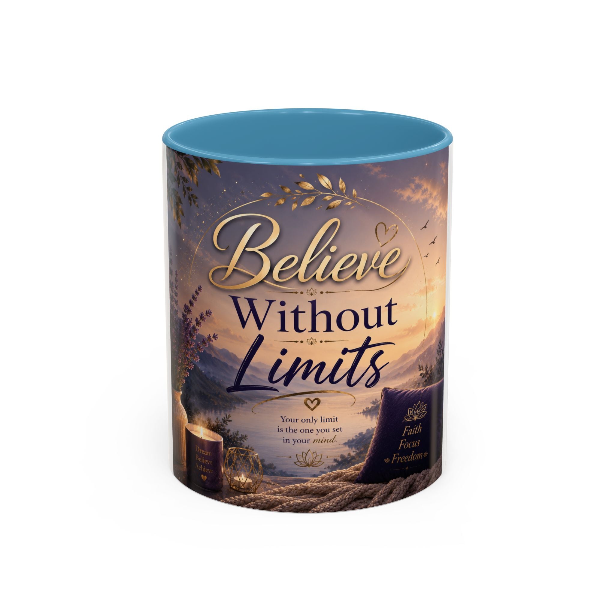 Believe Without Limits Inspirational Coffee Mug (11/15oz)