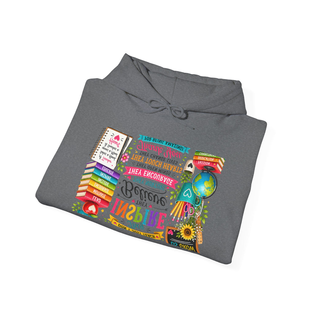 Reading Rainbow Hoodie — Inspirational Book Lover Sweatshirt (Believe in Magic)