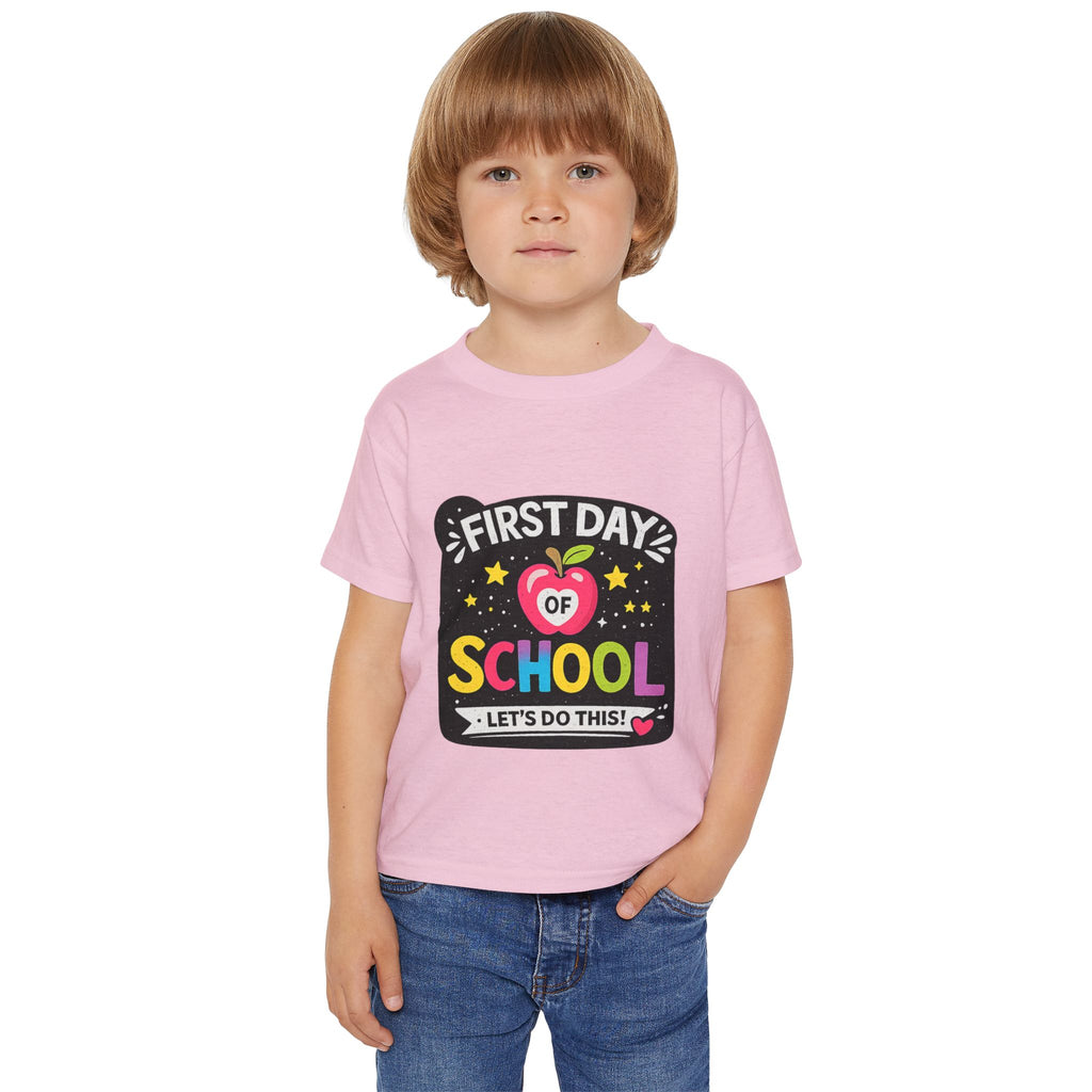 First Day of School Toddler T-Shirt — "Let's Do This!" Back-to-School Tee