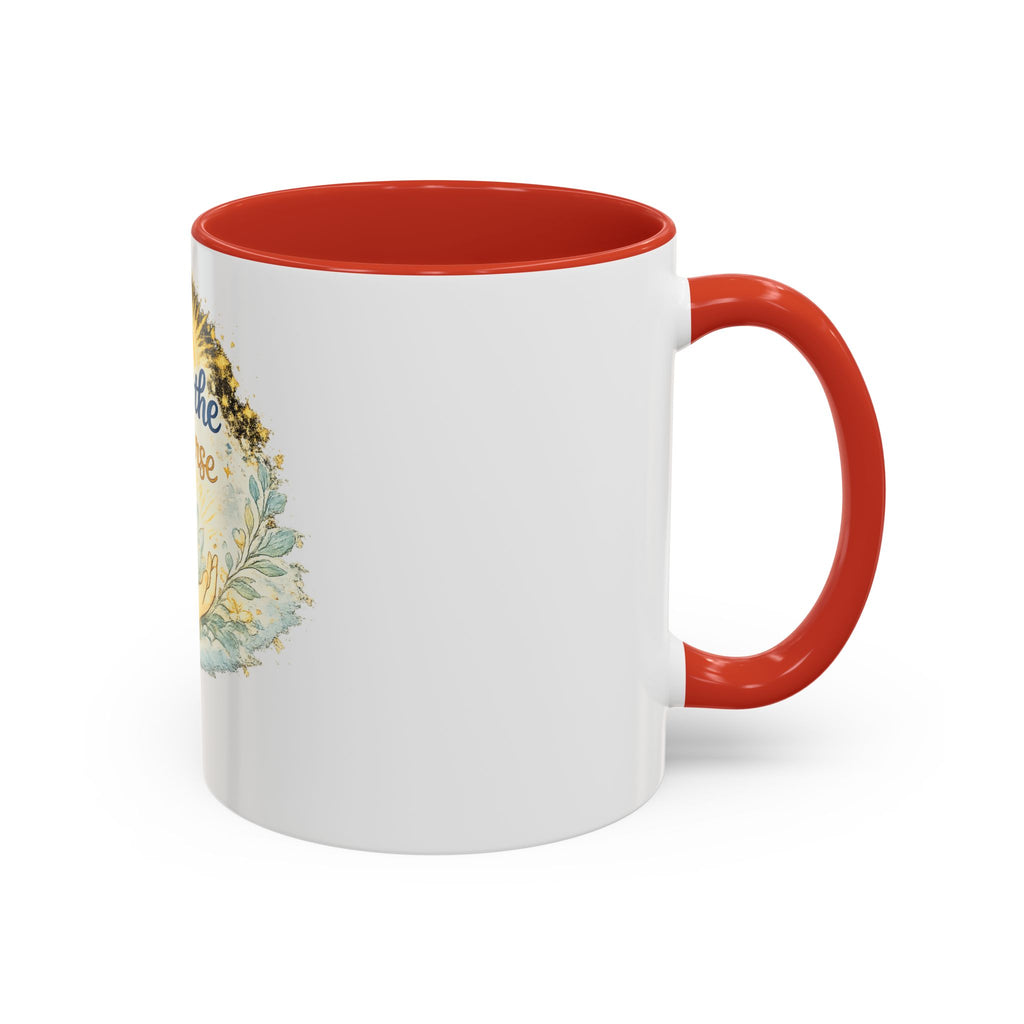 Trust the Universe Accent Coffee Mug — Inspirational Spiritual Tea & Coffee Cup (11/15oz)