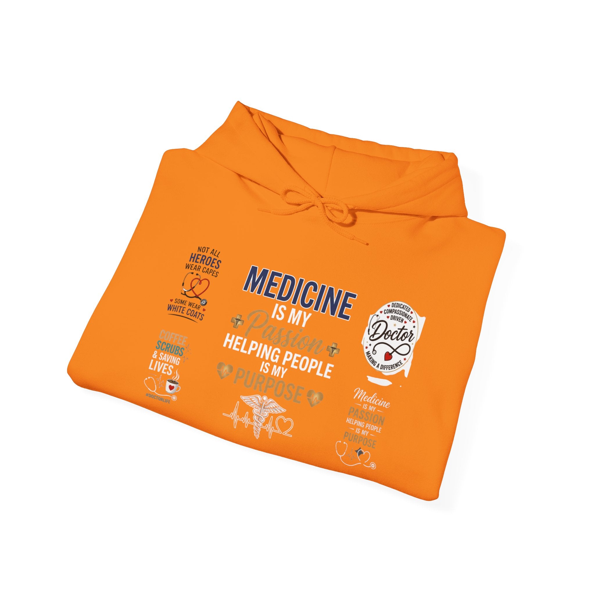 Medicine Passion Purpose Hoodie – Medical Student & Nurse Gift Pullover