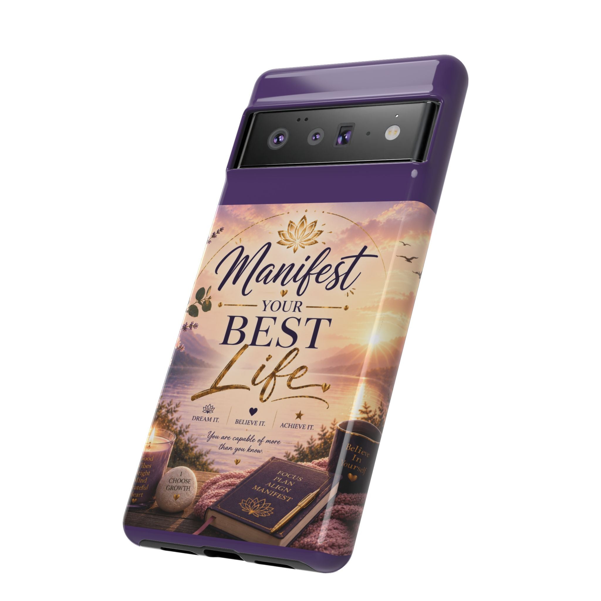 Manifest Your Best Life Phone Case — Inspirational Spiritual Protective Cover