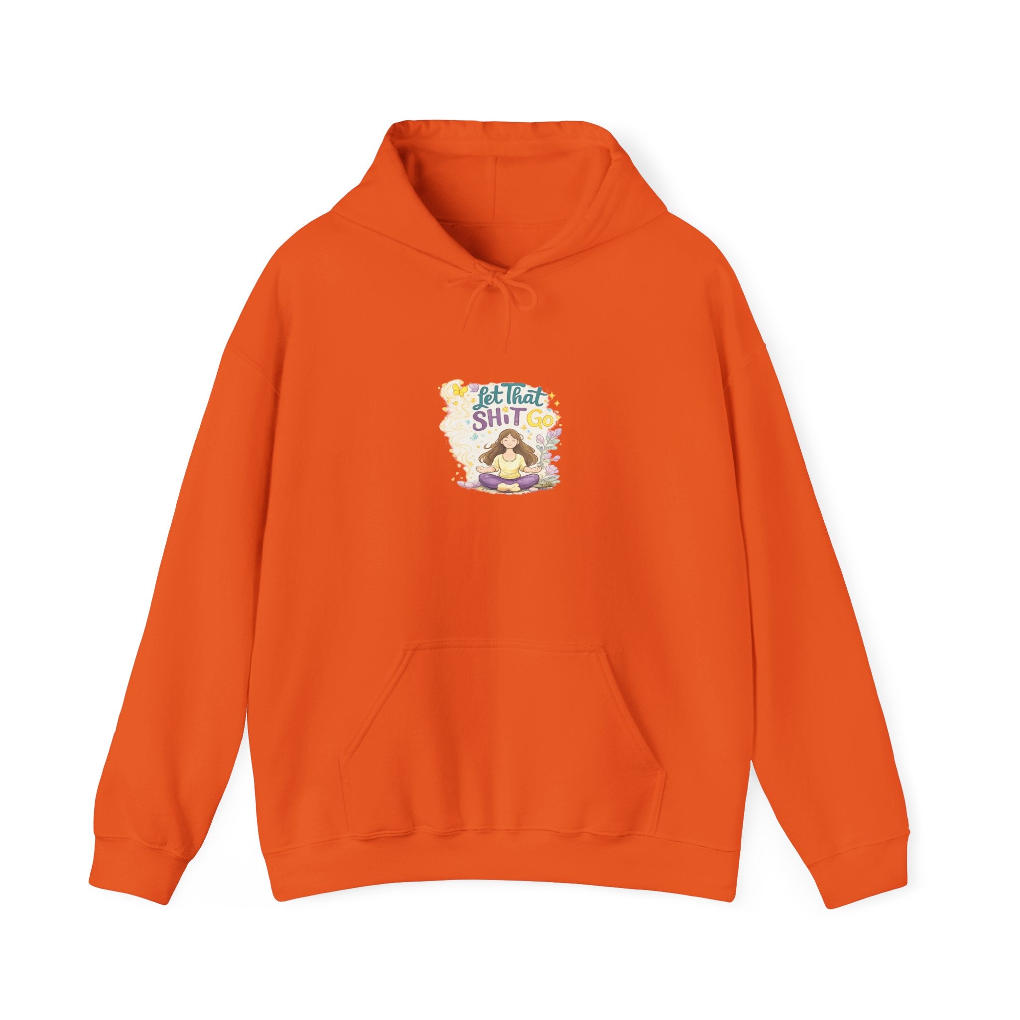 Cozy Witch Vibes Hoodie — "Not That Sh!t" Cute Witch Illustration Hoodie