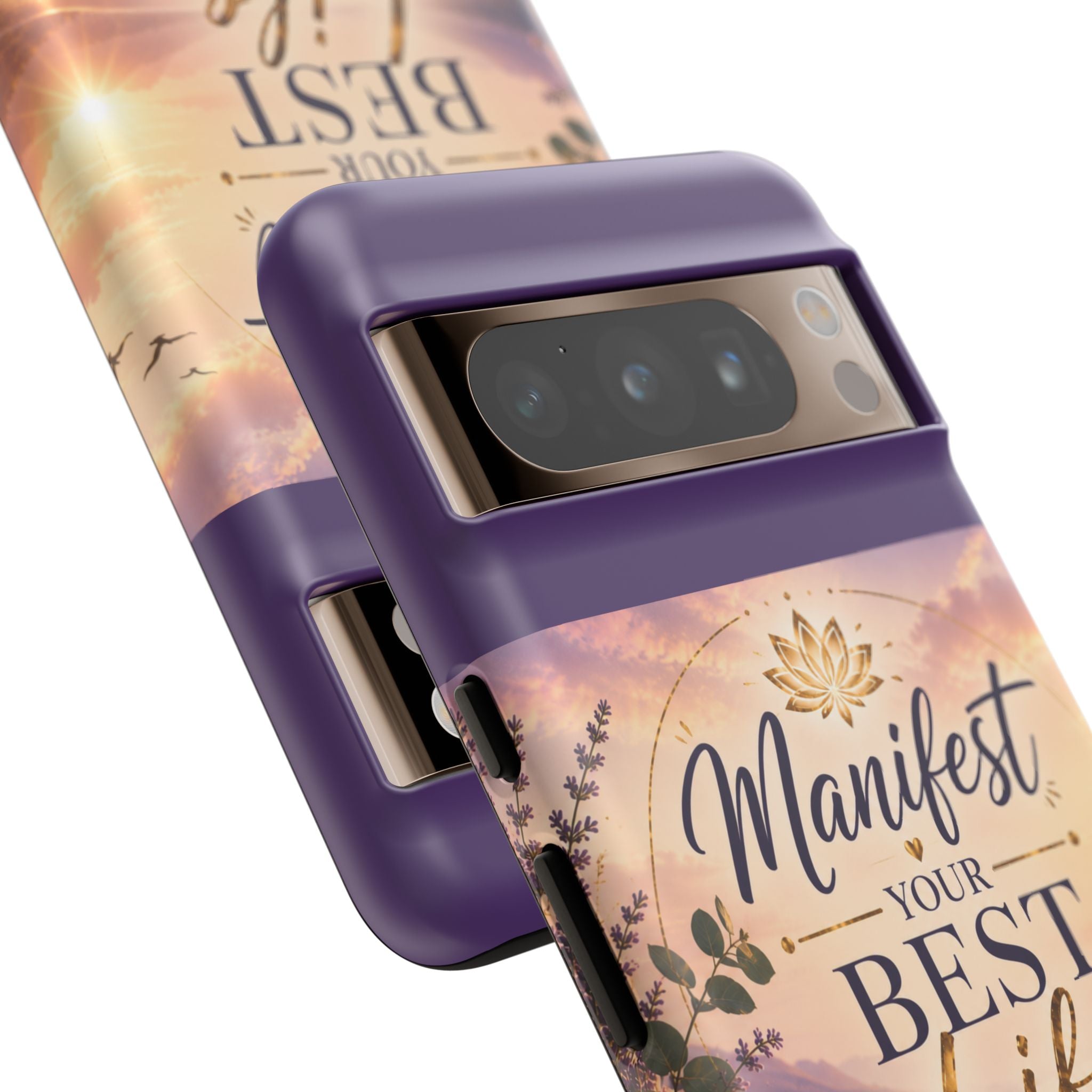 Manifest Your Best Life Phone Case — Inspirational Spiritual Protective Cover