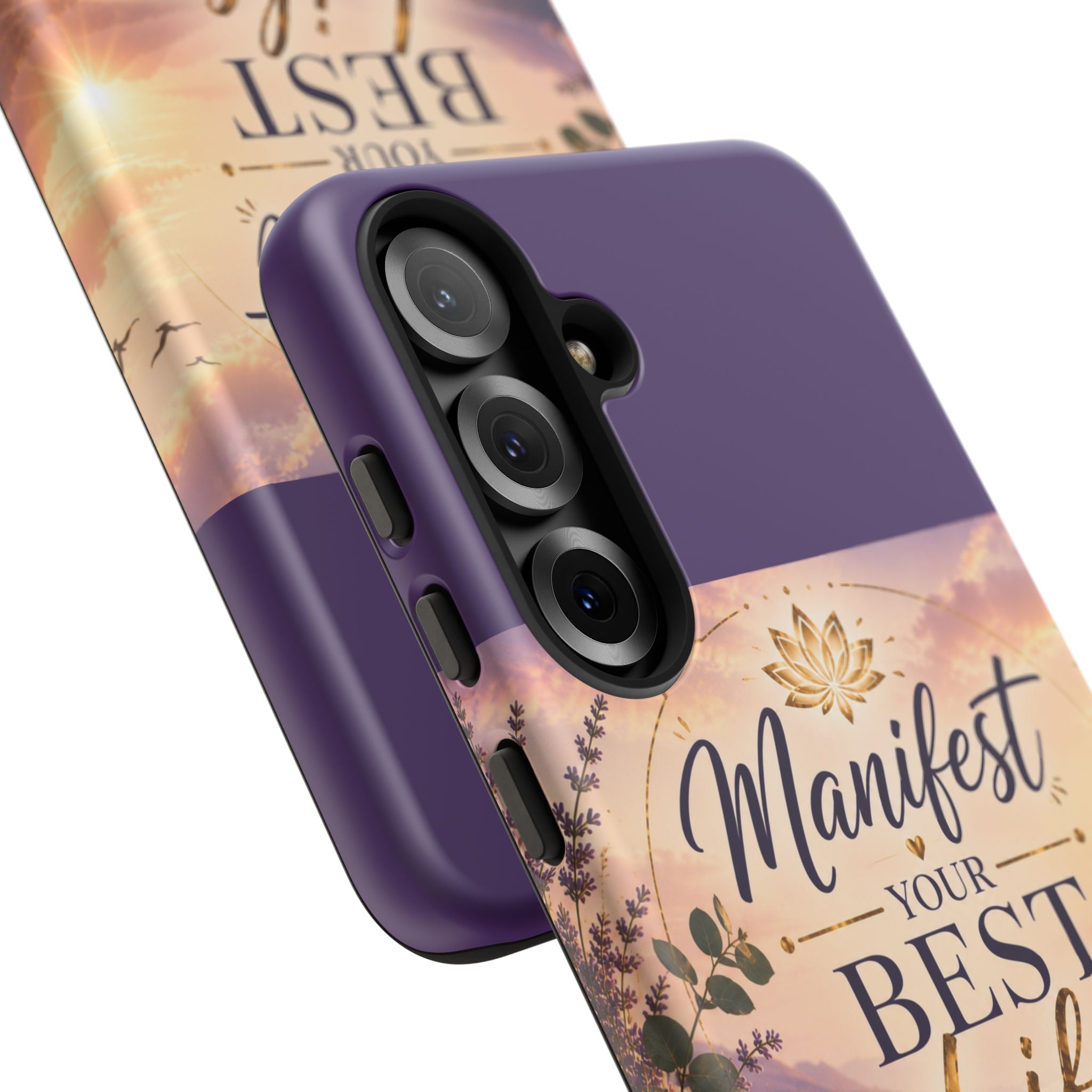 Manifest Your Best Life Phone Case — Inspirational Spiritual Protective Cover