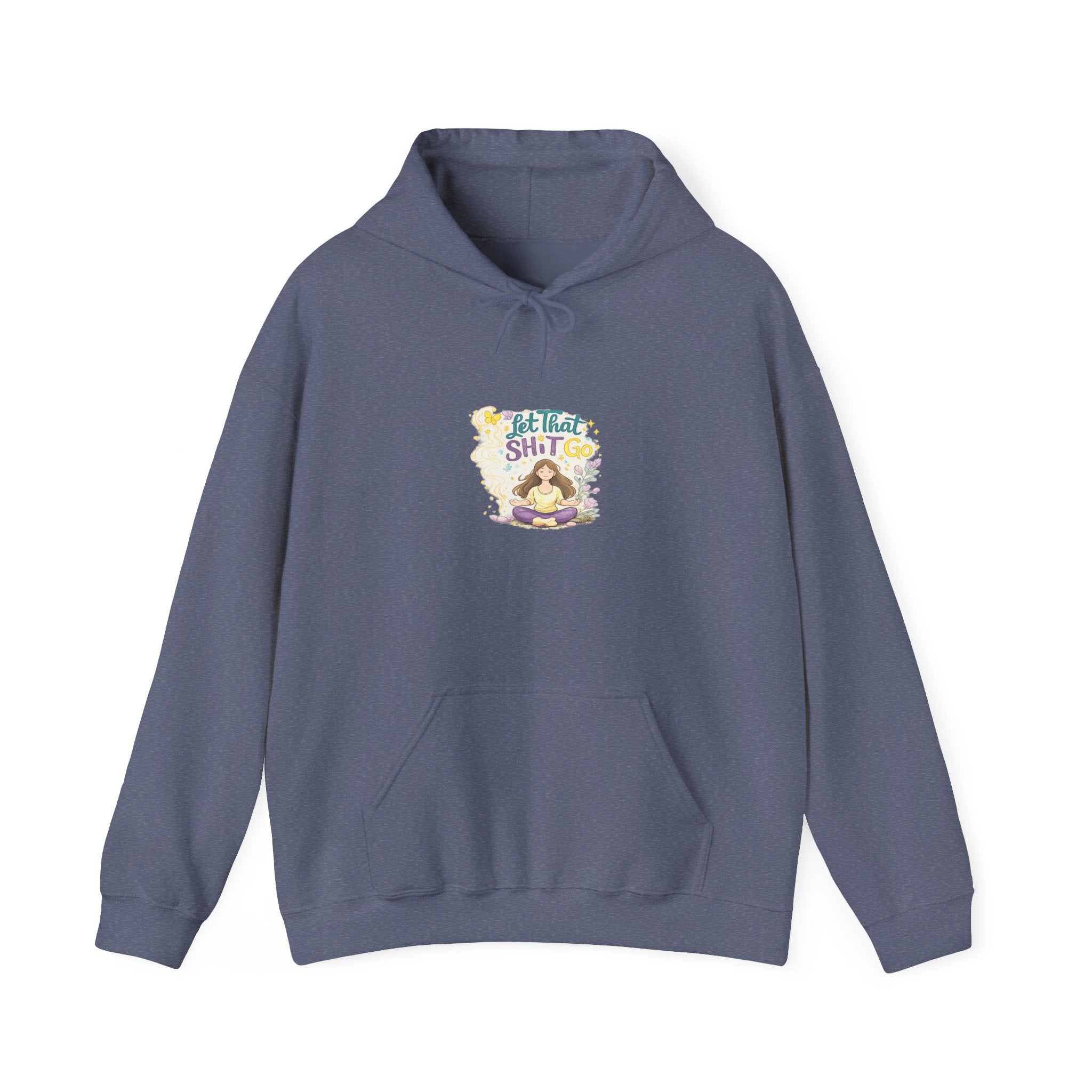 Cozy Witch Vibes Hoodie — "Not That Sh!t" Cute Witch Illustration Hoodie