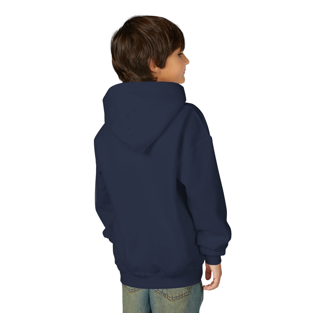 Youth Hoodie — “100 Days of School” Colorful Smiley Daisy Celebration