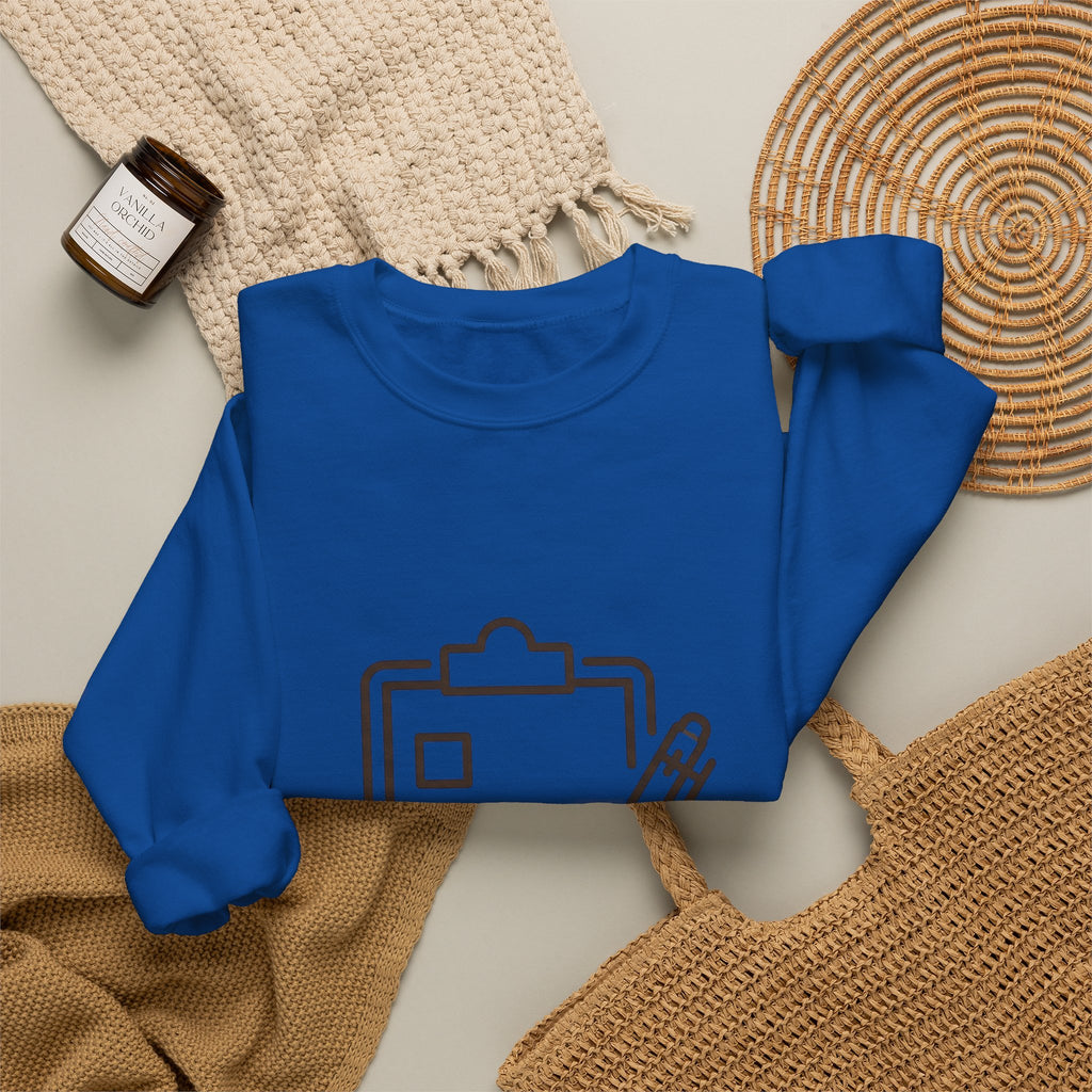 Checklist Crewneck Sweatshirt — Minimal Planner Icon Pullover