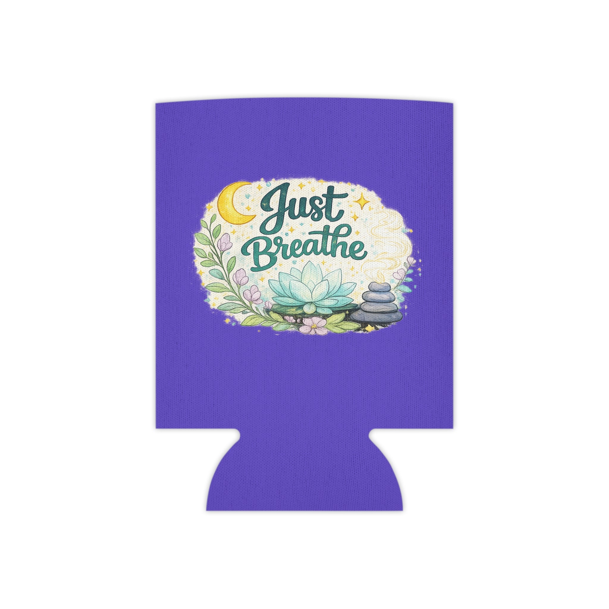 Just Breathe Can Cooler — Calming Floral Beverage Insulator