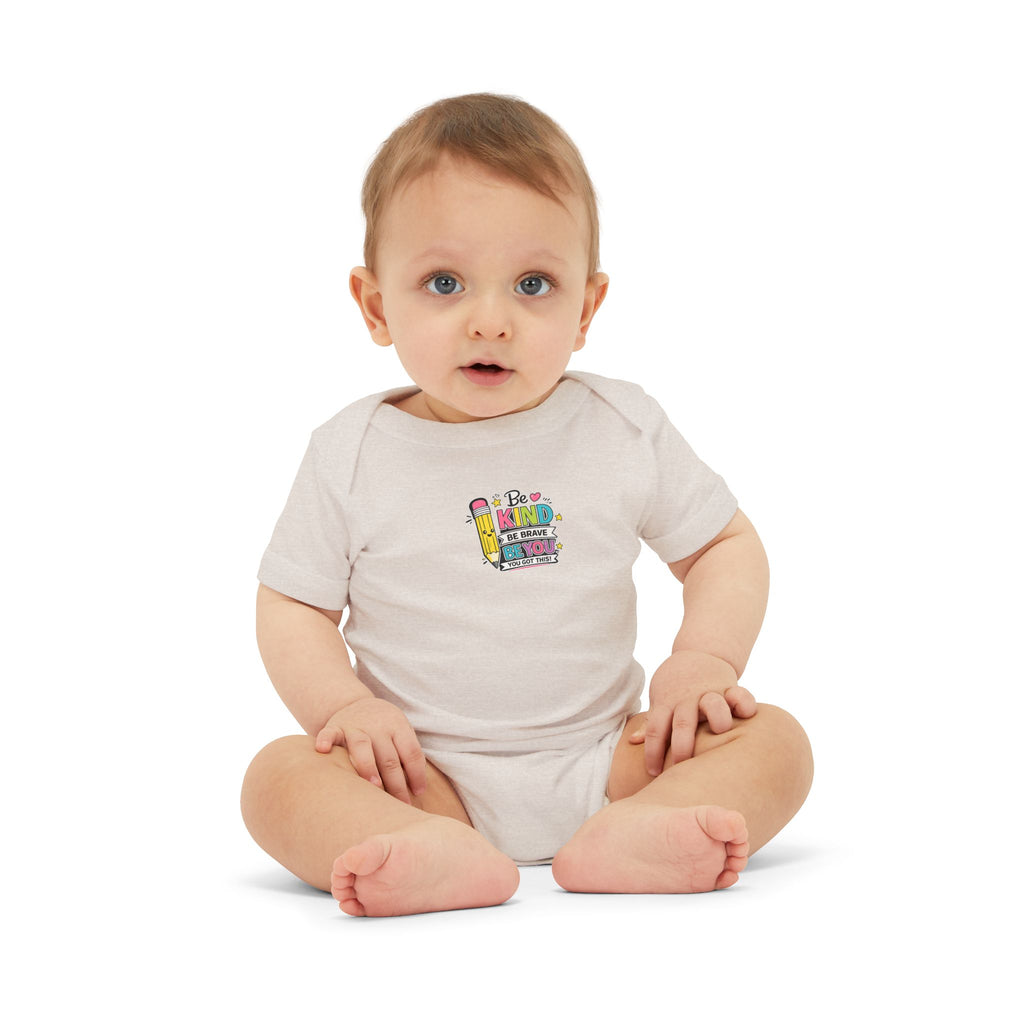Infant Onesie - Colorful Stacked Books "Read to Me" Baby Bodysuit