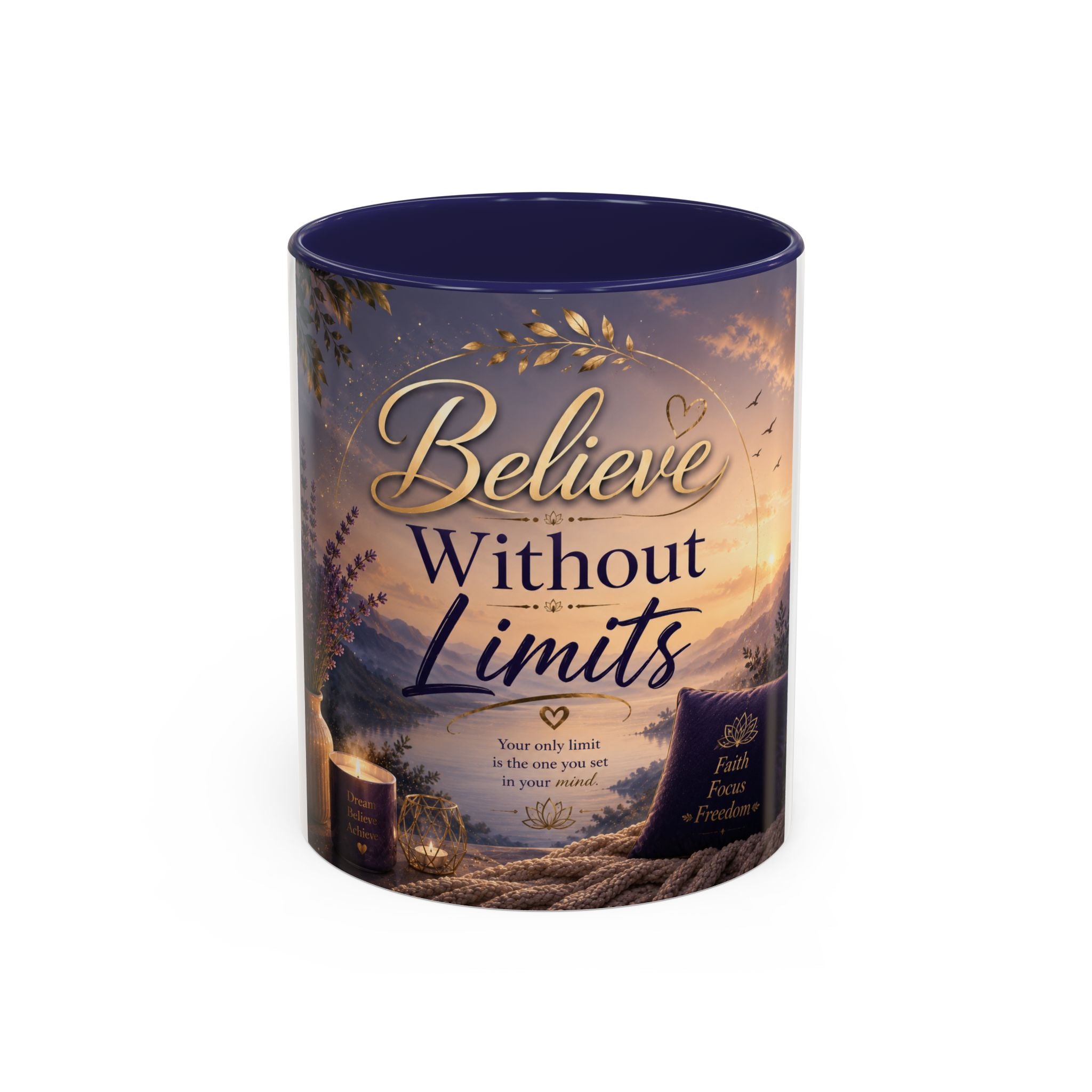 Believe Without Limits Inspirational Coffee Mug (11/15oz)