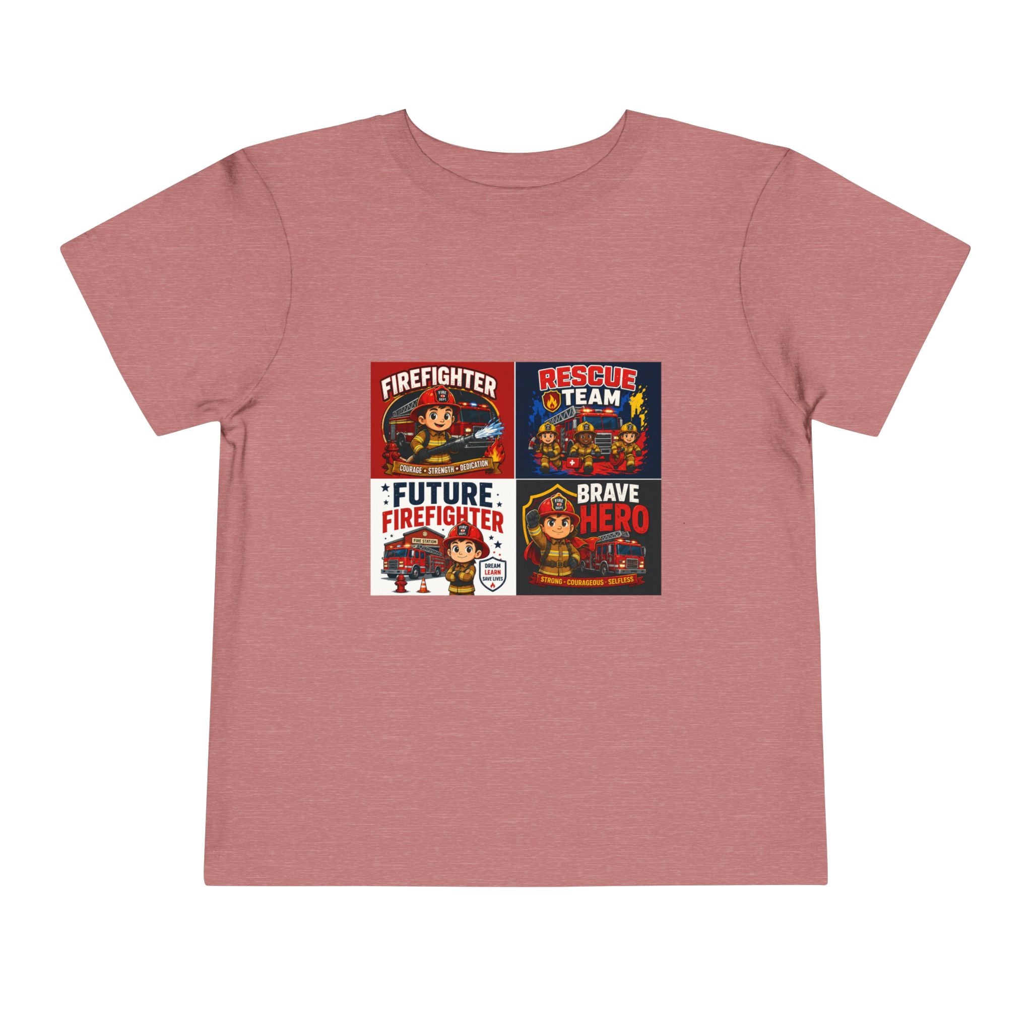 Toddler Firefighter Tee – "Future Firefighter" Rescue Team Brave Hero Kids Shirt