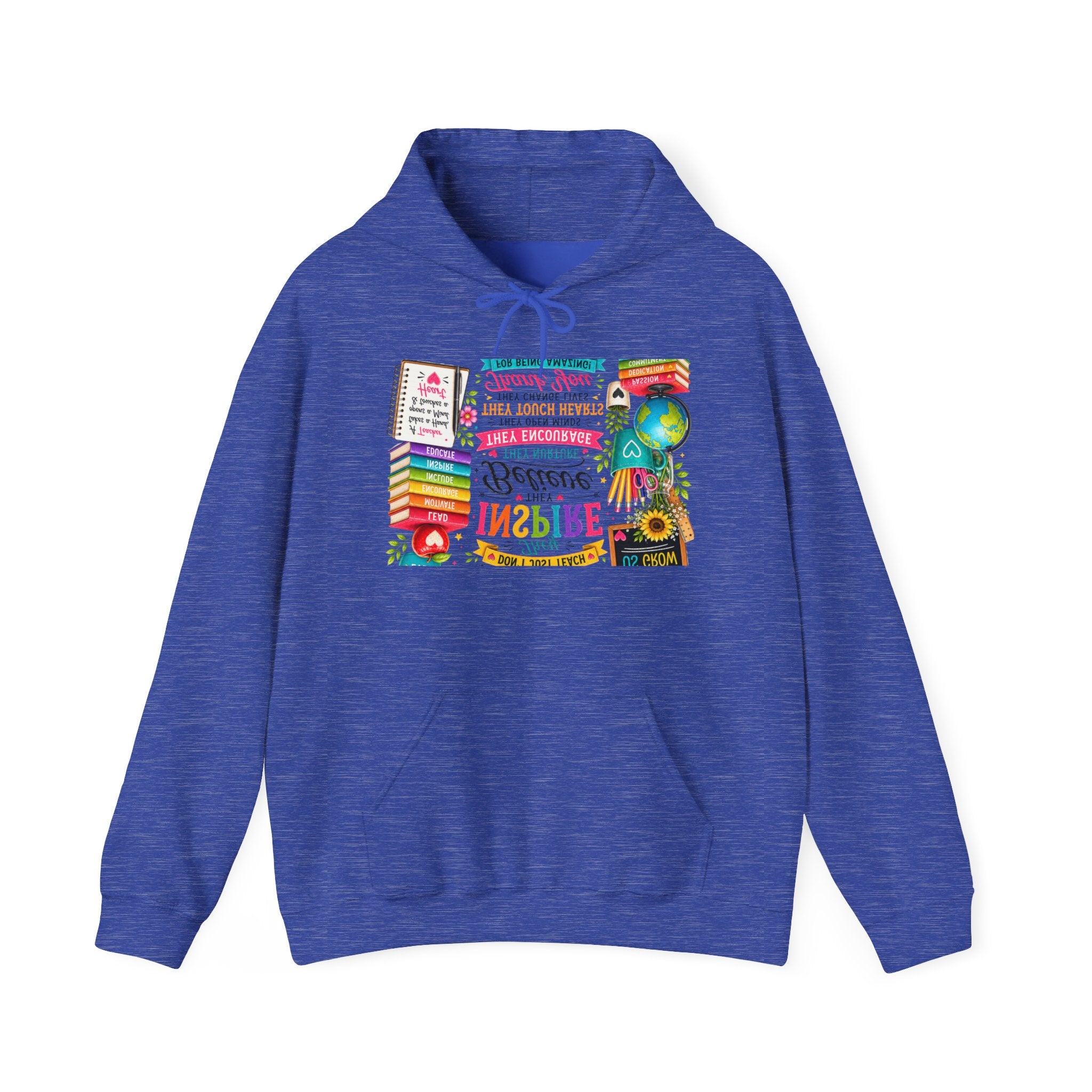 Reading Rainbow Hoodie — Inspirational Book Lover Sweatshirt (Believe in Magic)