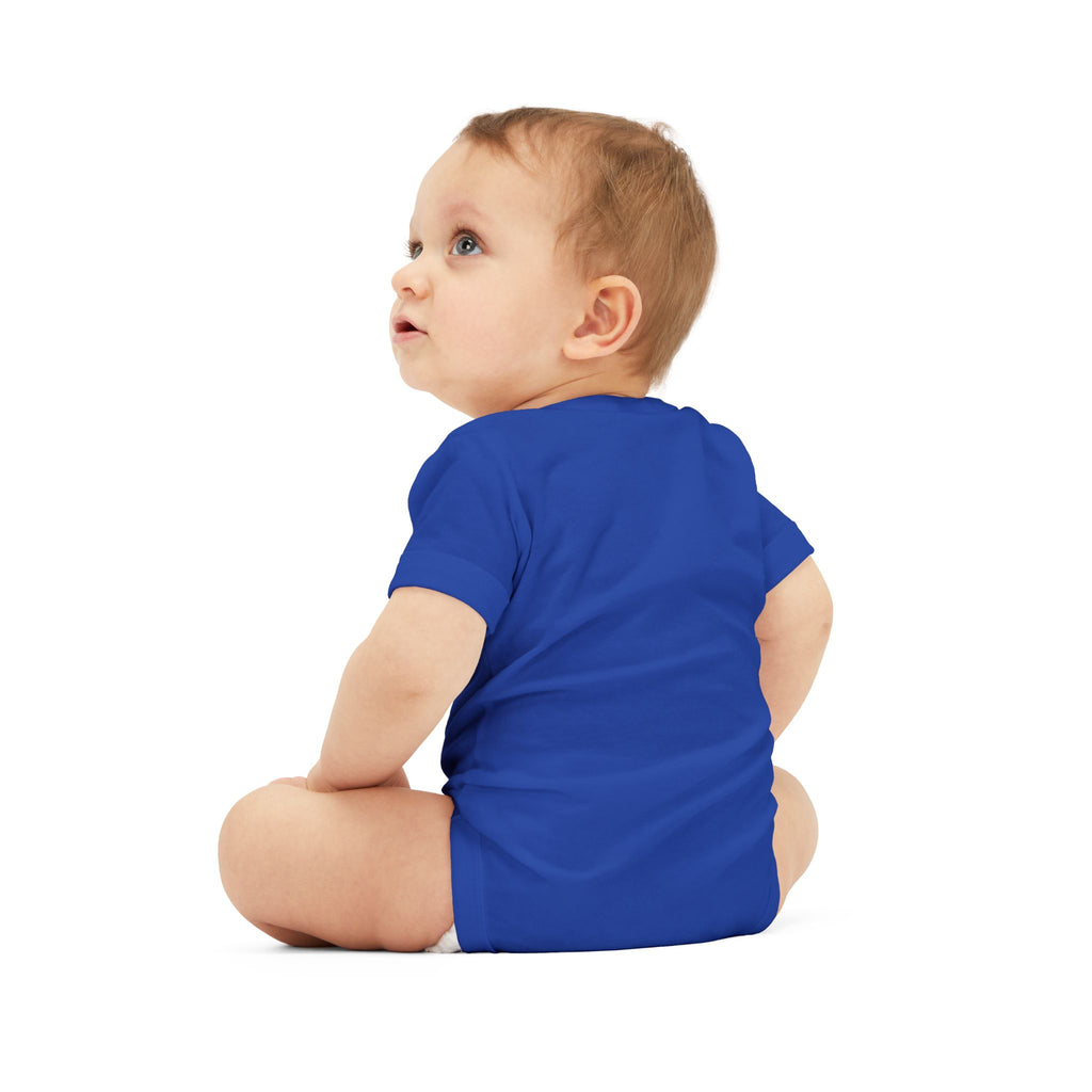 Infant Onesie - 'Team' Colorful Cartoon Character Print Baby Bodysuit