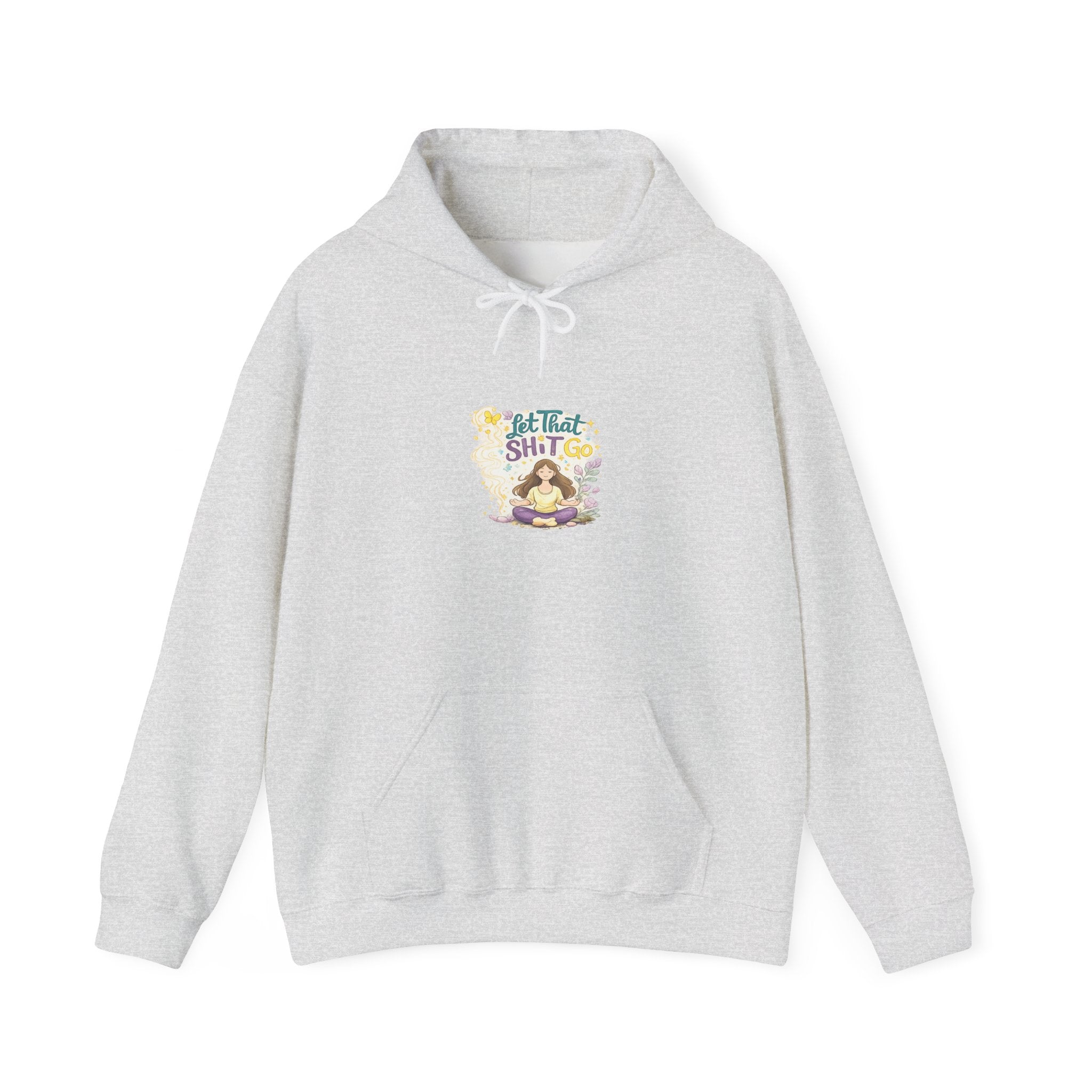 Cozy Witch Vibes Hoodie — "Not That Sh!t" Cute Witch Illustration Hoodie