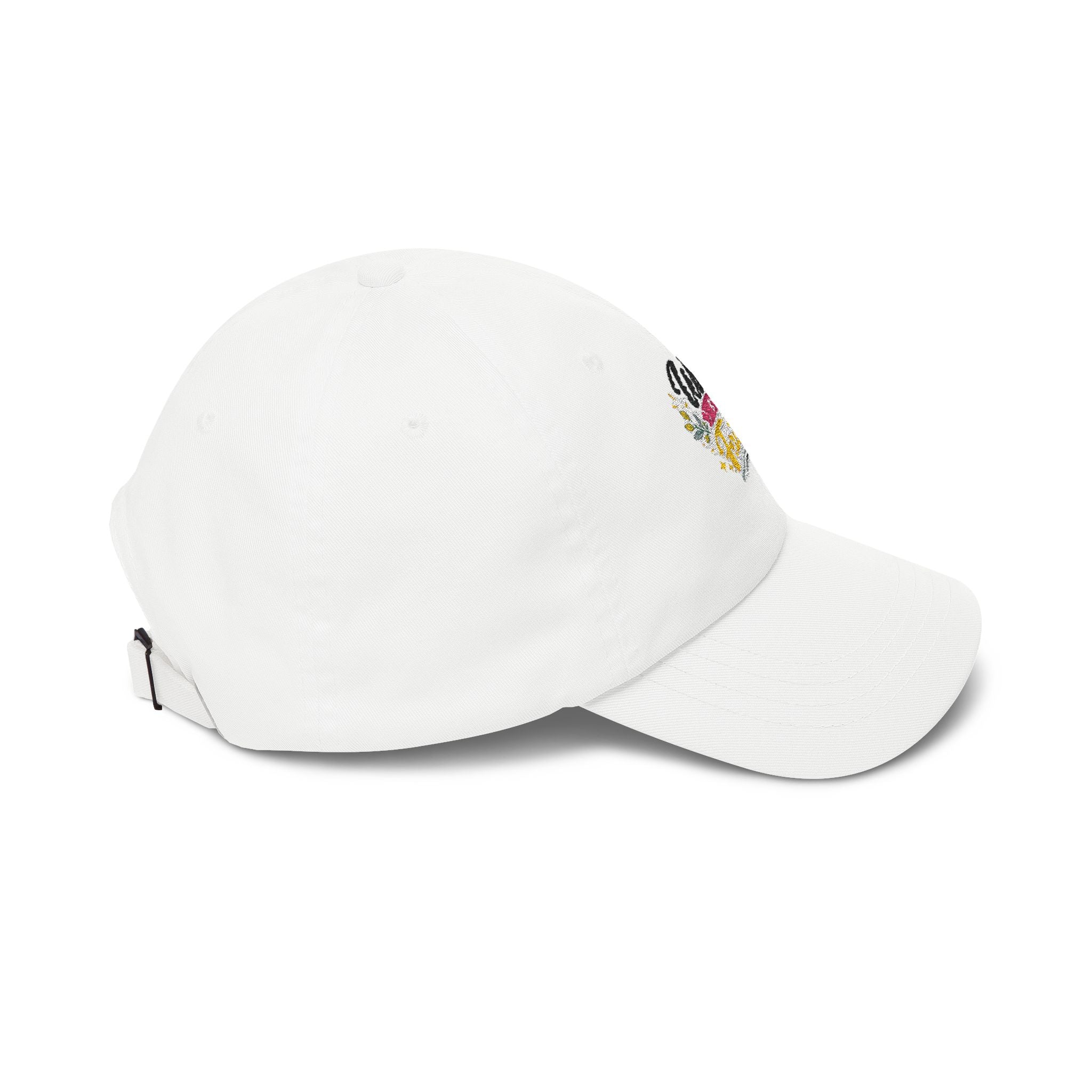 Walk By Faith Dad Cap — Floral Inspirational Baseball Hat