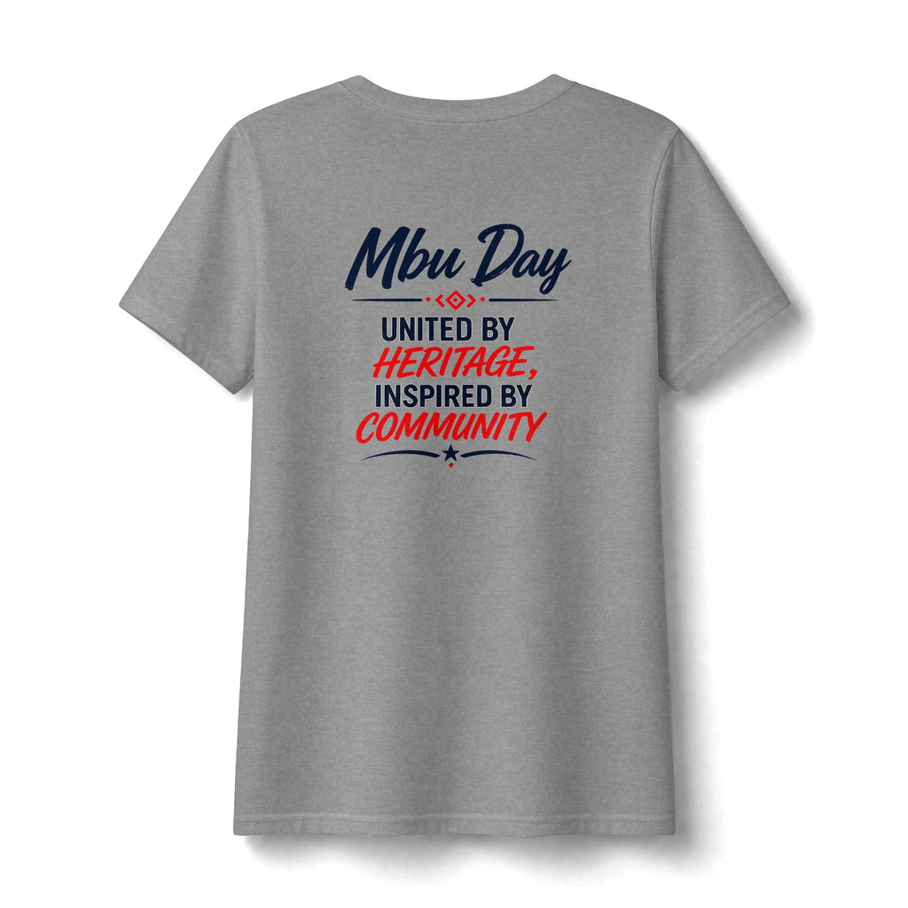 Mbu Day Texas V-Neck Tee — "Mbu Day: United by Heritage, Inspired by Community" Women's Shirt