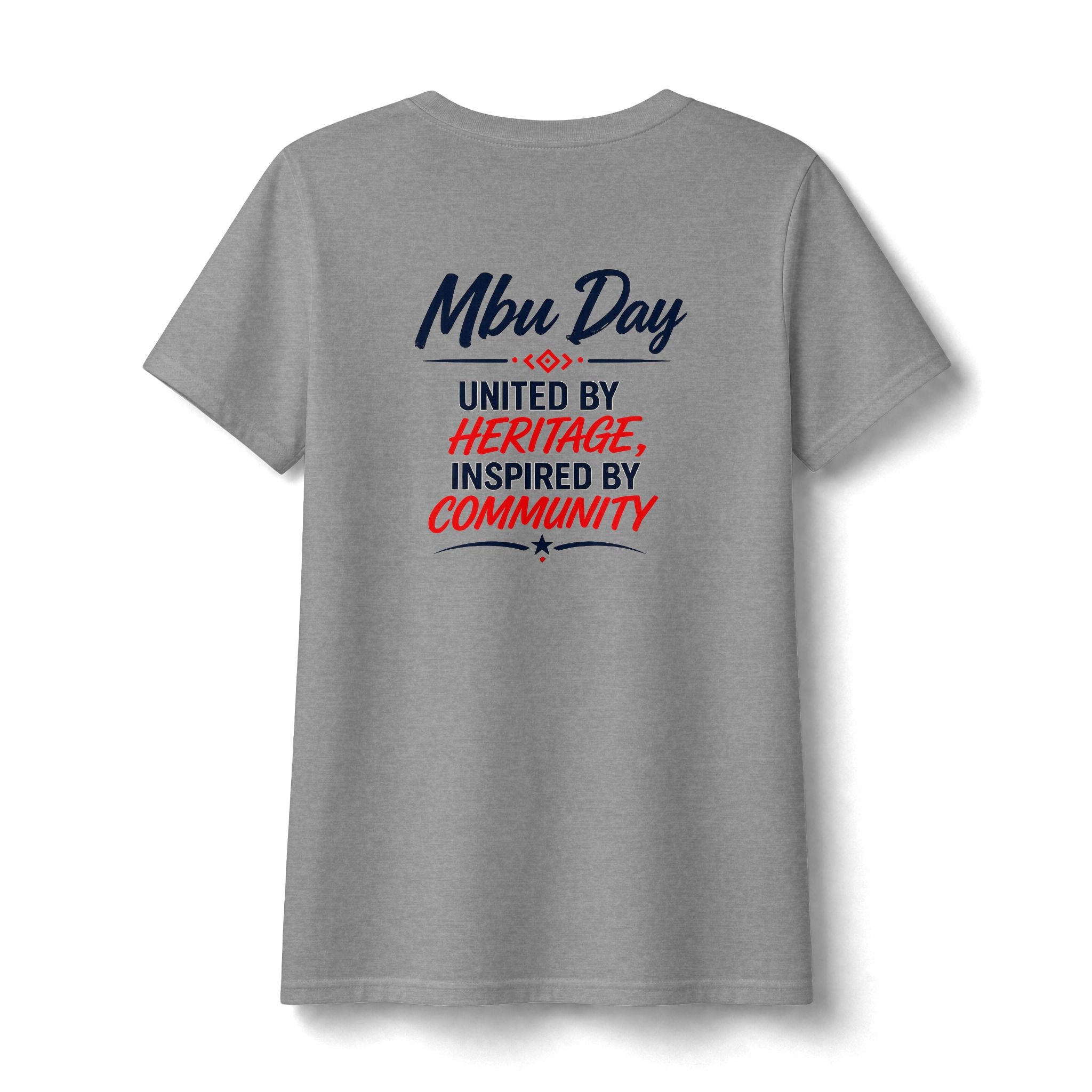 Mbu Day Texas V-Neck Tee — "Mbu Day: United by Heritage, Inspired by Community" Women's Shirt