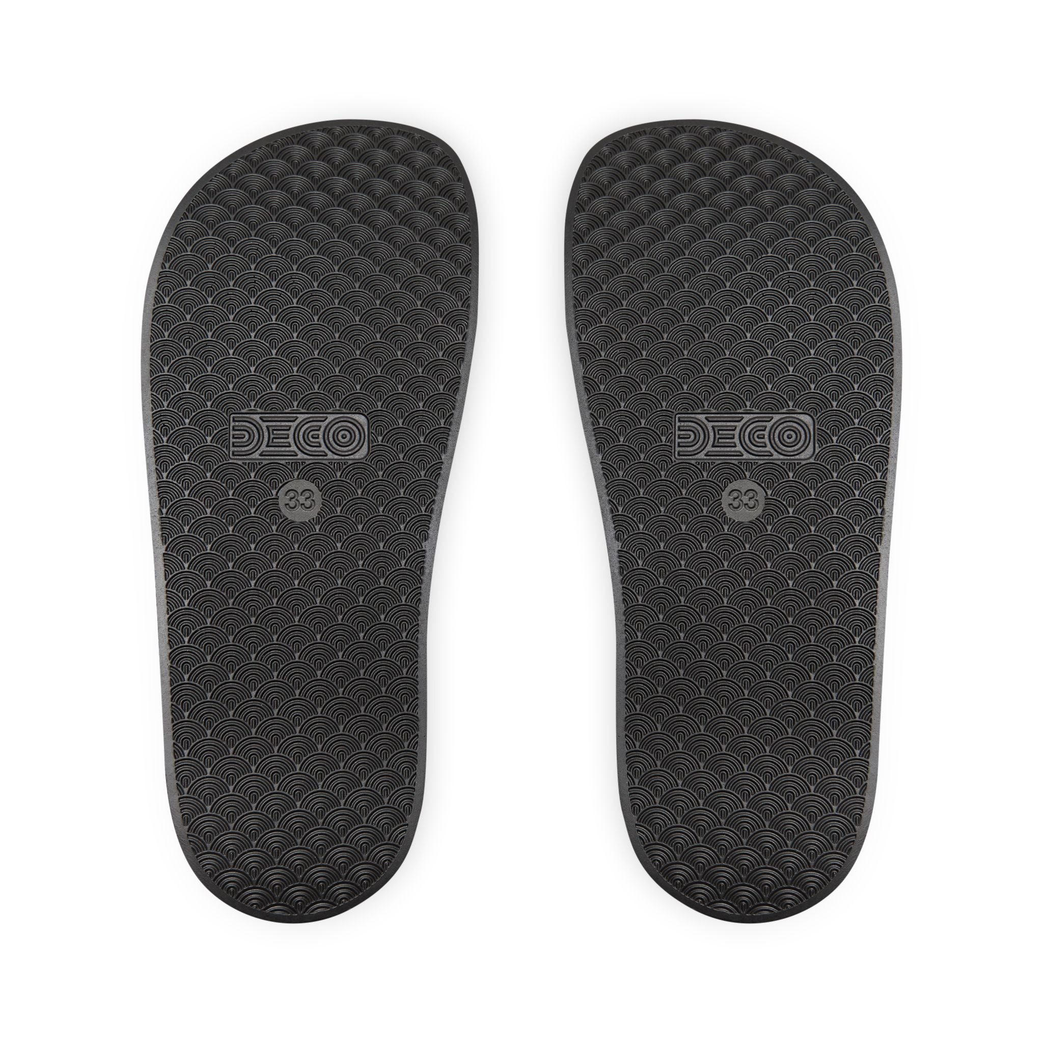 Youth Dino Slides — Removable-Strap Kids Sandals with Cute Dinosaur Print