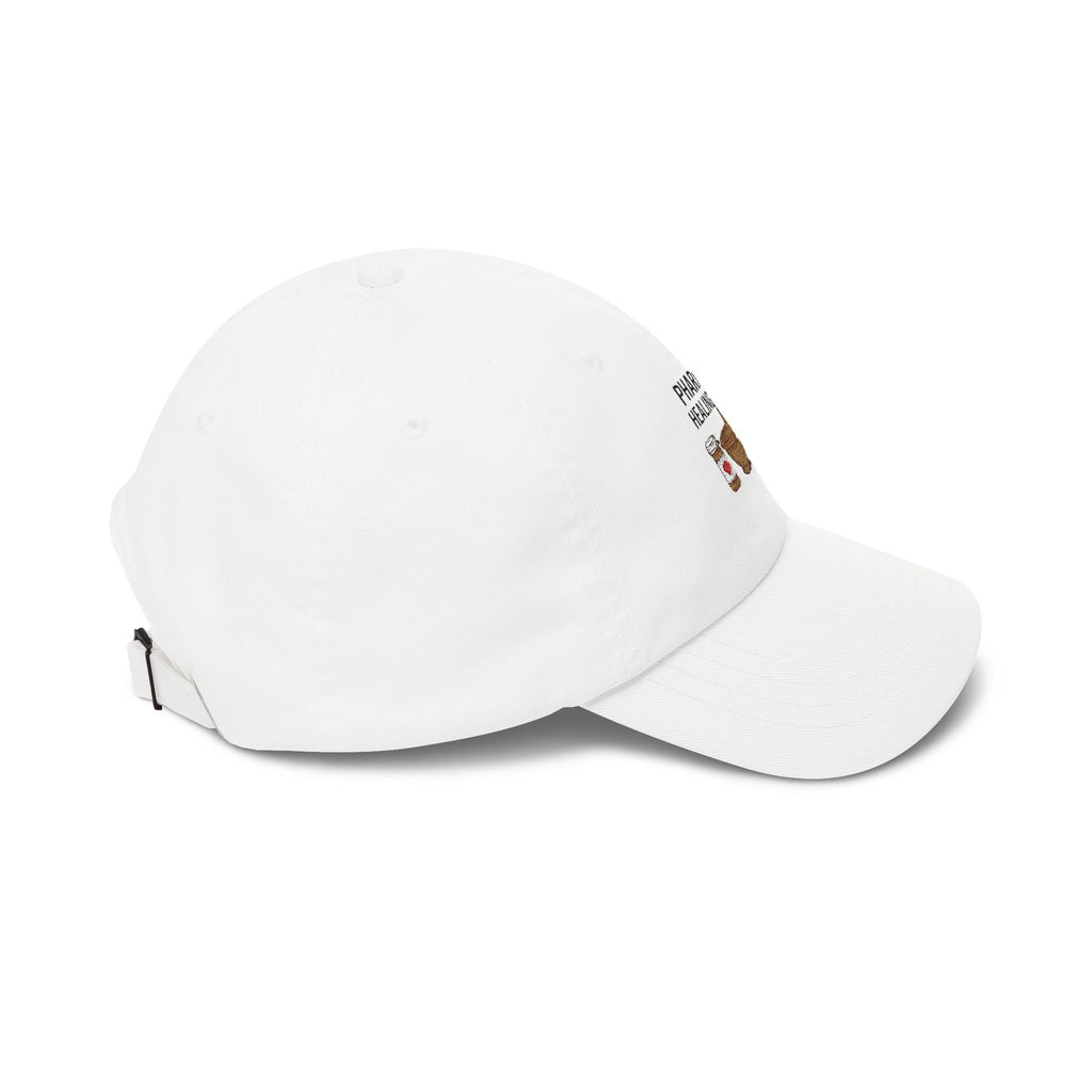Dad Cap - "Pharmacy Healing Heart" Embroidered Pharmacist Hat