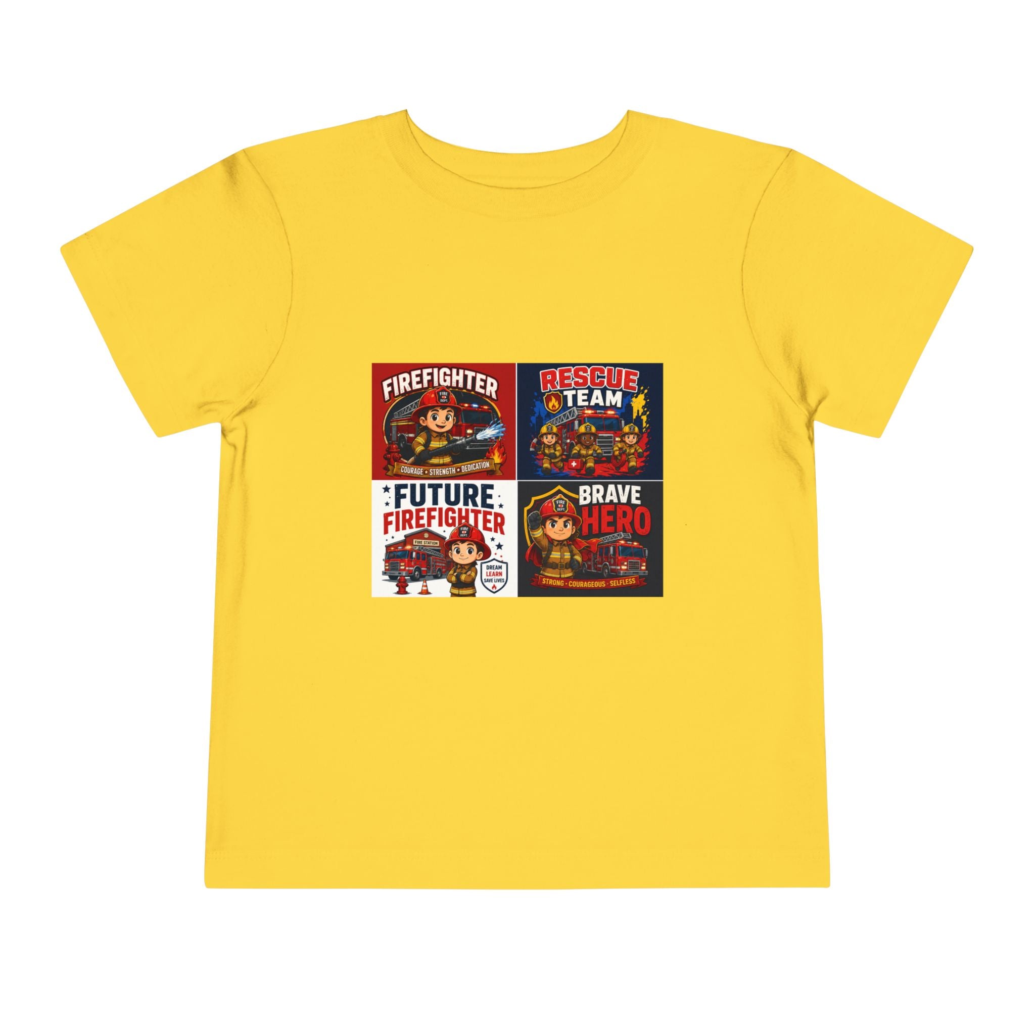 Toddler Firefighter Tee – "Future Firefighter" Rescue Team Brave Hero Kids Shirt