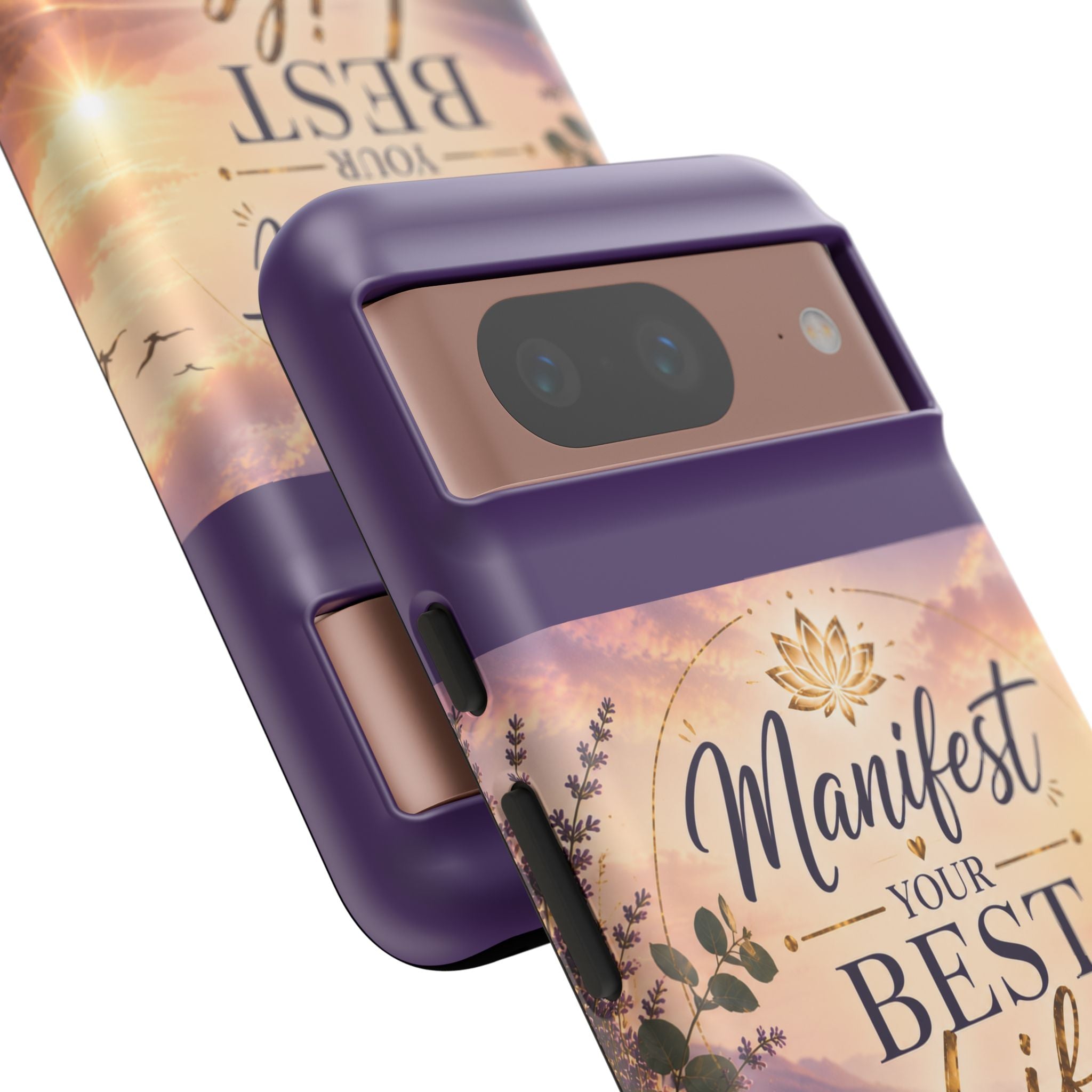 Manifest Your Best Life Phone Case — Inspirational Spiritual Protective Cover