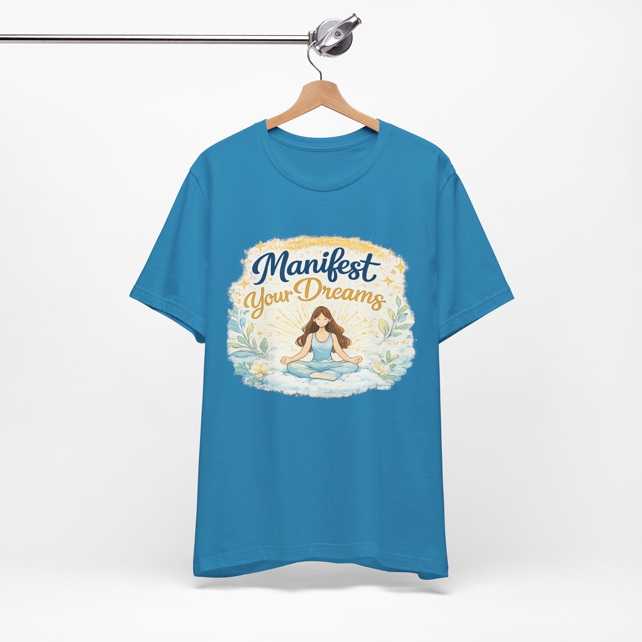 Manifest Your Dreams Tee — Meditation Yoga Inspirational T‑Shirt