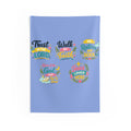 Christian Inspirational Wall Tapestry — Bible Verse Faith Décor (Trust in the Lord, Walk by Faith, He Restores My Soul)