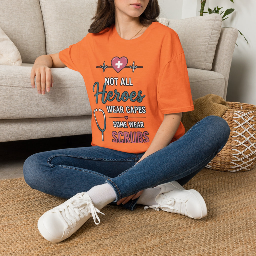 Nurse 'Not All Heroes Wear Capes' T-Shirt