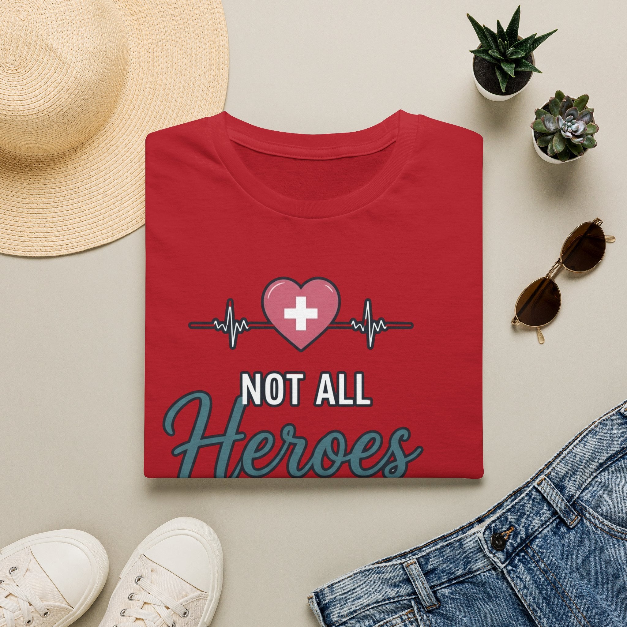 Nurse 'Not All Heroes Wear Capes' T-Shirt