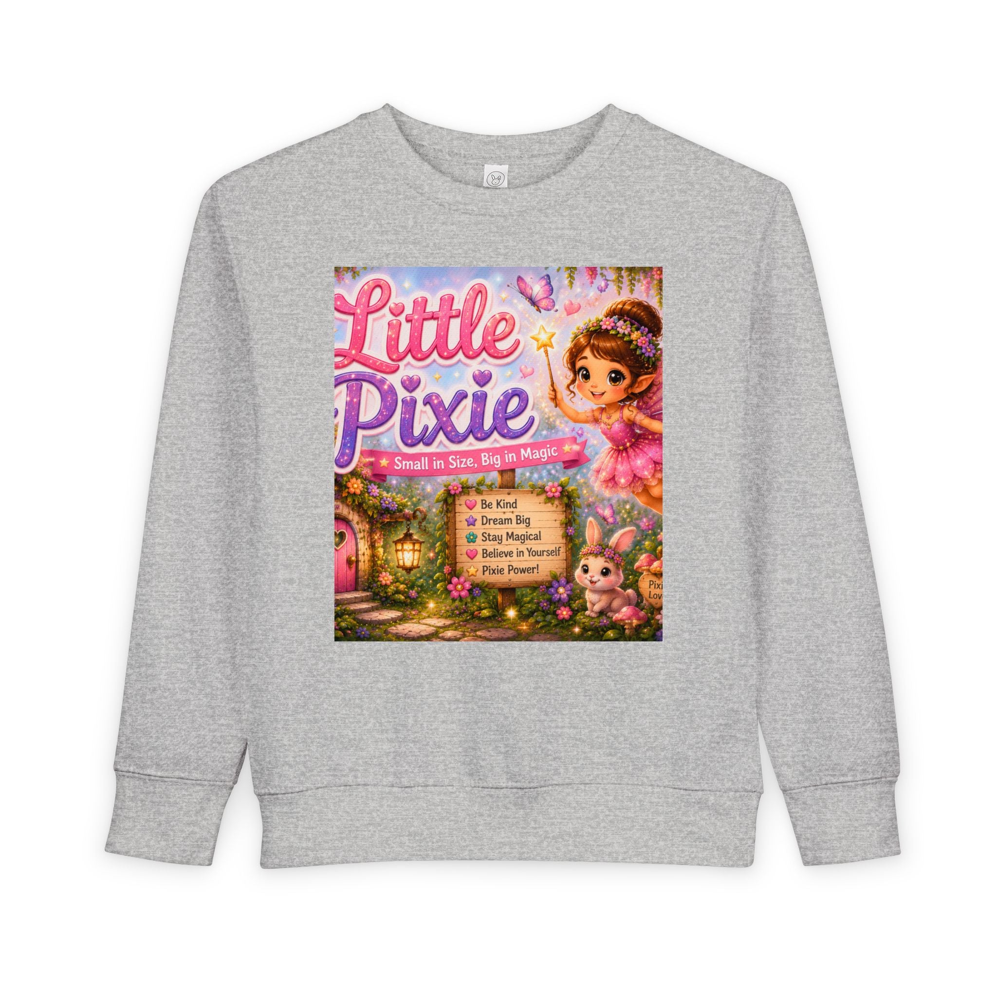 Little Pixie Toddler Sweatshirt - Cute Fairy Graphic Pullover for Kids