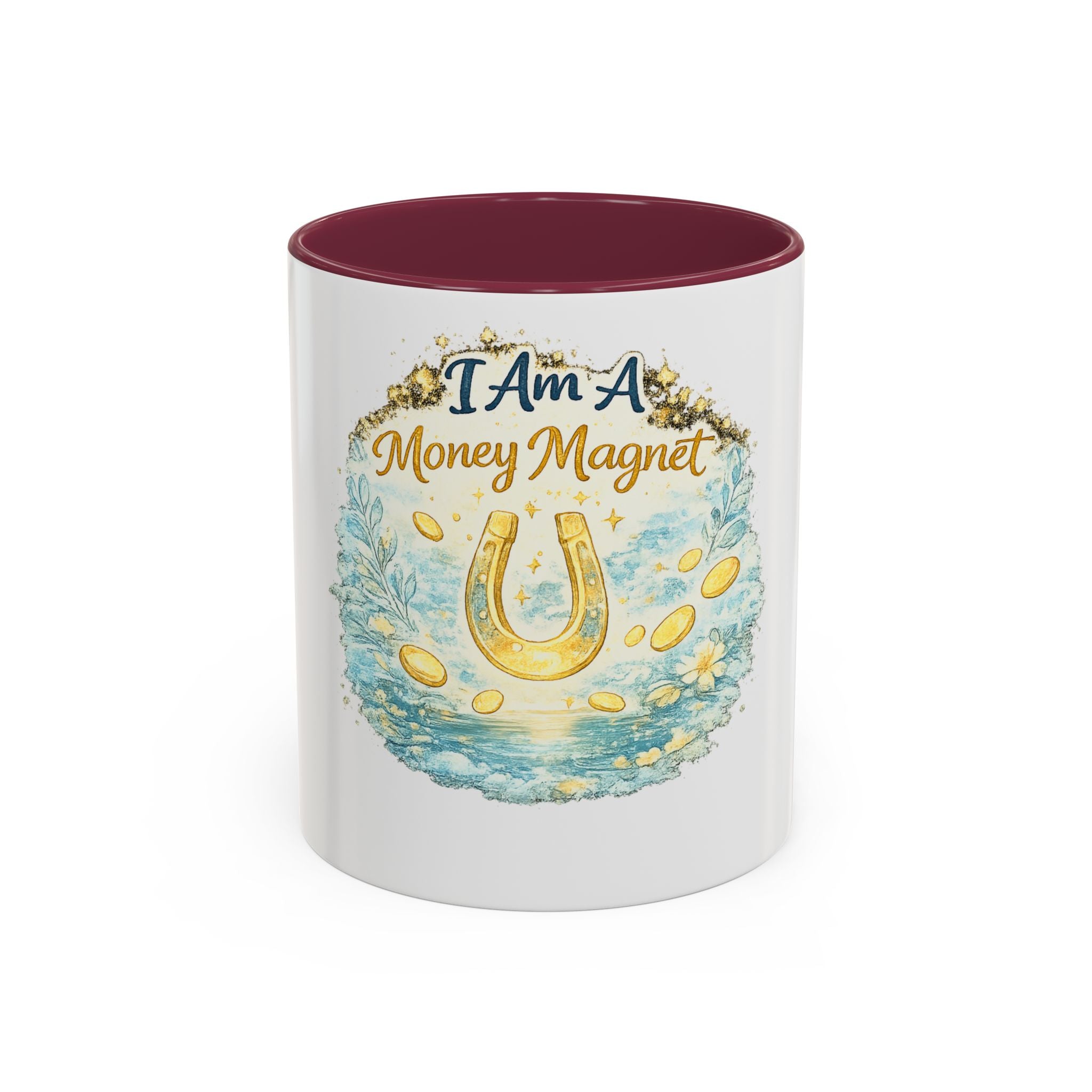 I Am A Money Magnet Mug — Inspirational Luck & Wealth Coffee Cup (11oz/15oz)