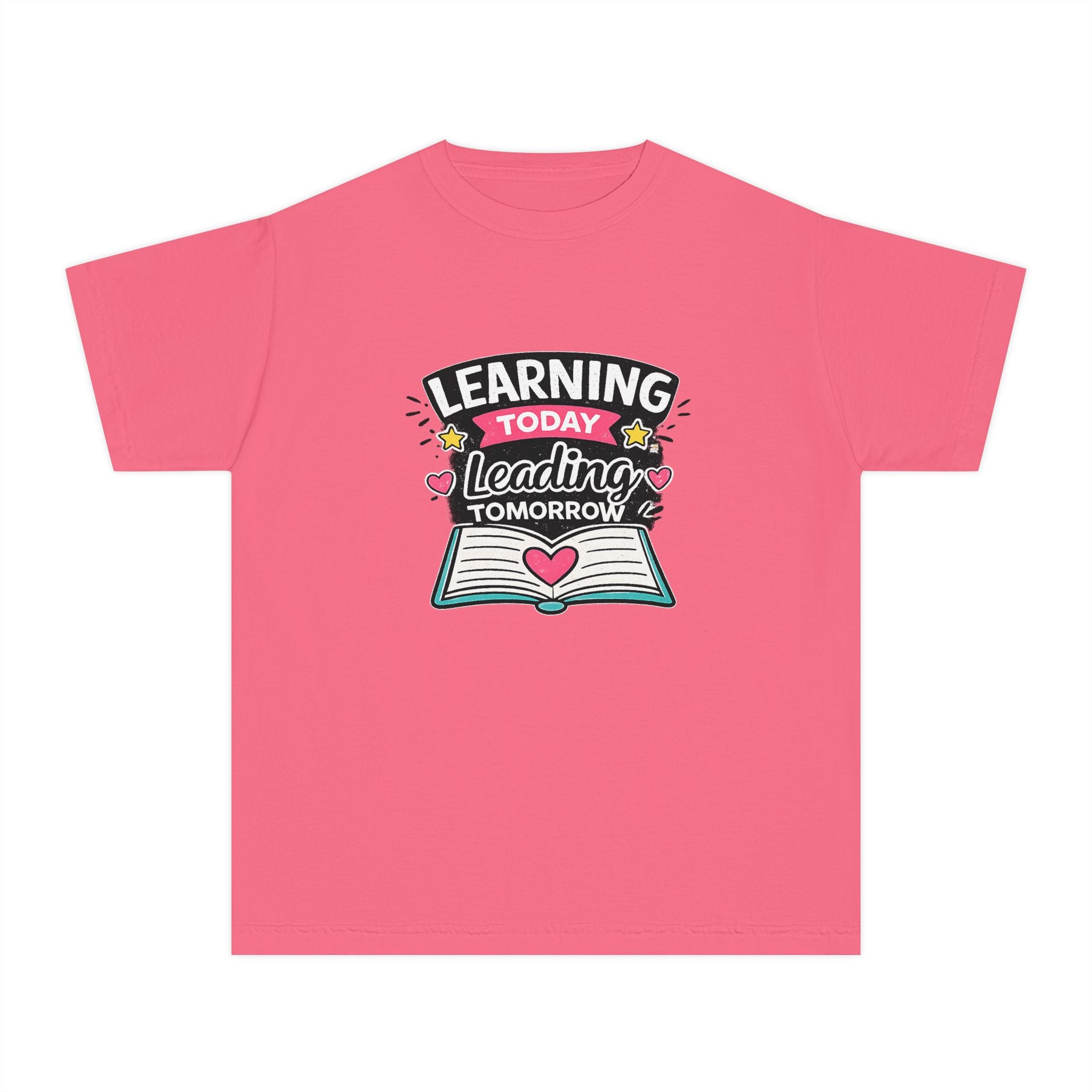 Youth T-Shirt — "Learning Today, Leading Tomorrow" School Shirt