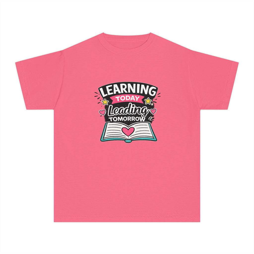 Youth T-Shirt — "Learning Today, Leading Tomorrow" School Shirt