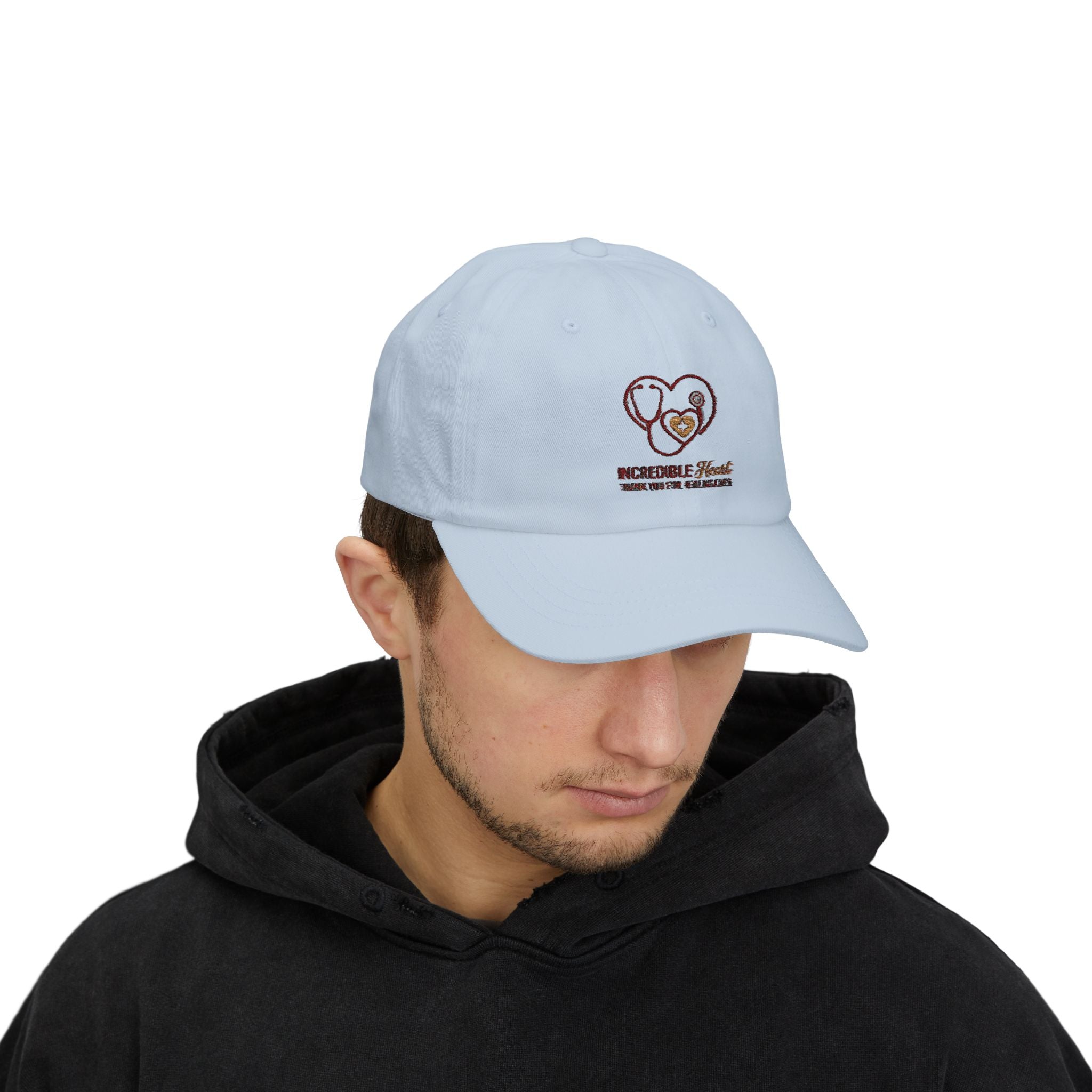 Dad Cap — "Incredible Heart" Thank You For Healing Lives Embroidered Hat