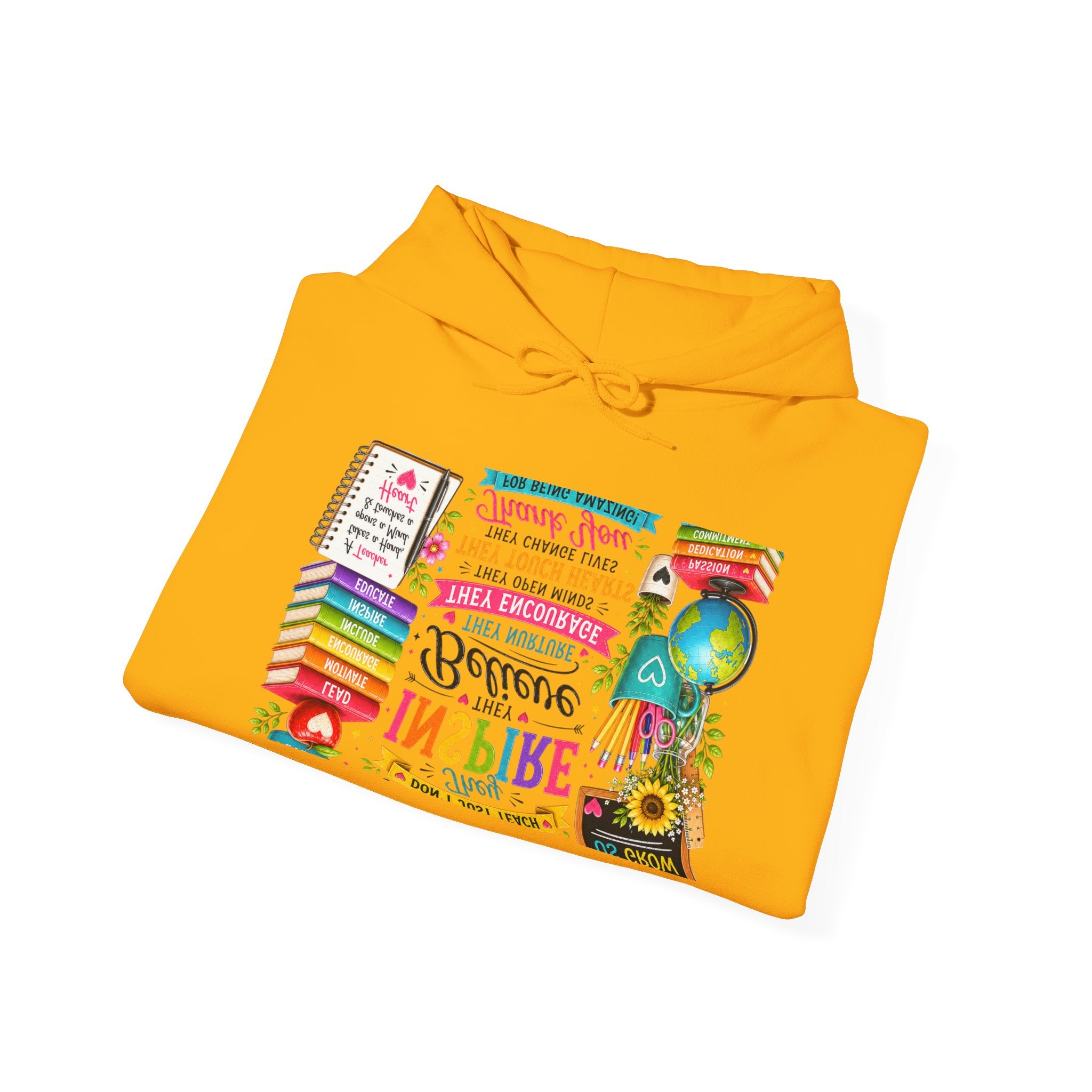 Reading Rainbow Hoodie — Inspirational Book Lover Sweatshirt (Believe in Magic)