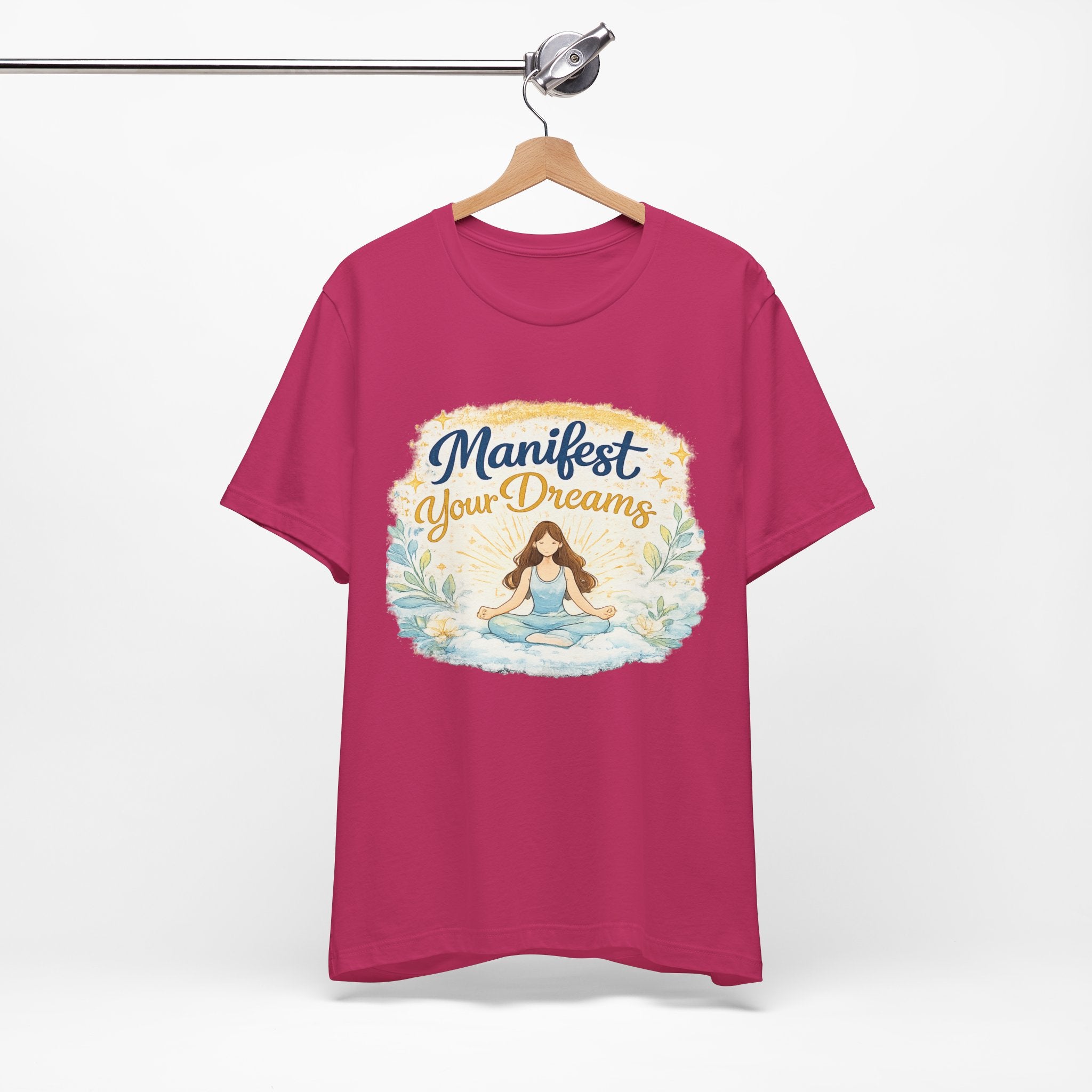 Manifest Your Dreams Tee — Meditation Yoga Inspirational T‑Shirt
