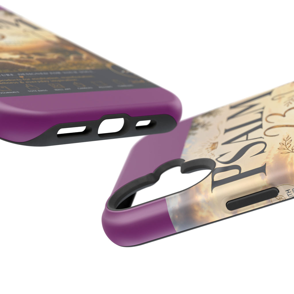 Psalm 23 Phone Case — Magnetic Impact-Resistant Christian iPhone Cover