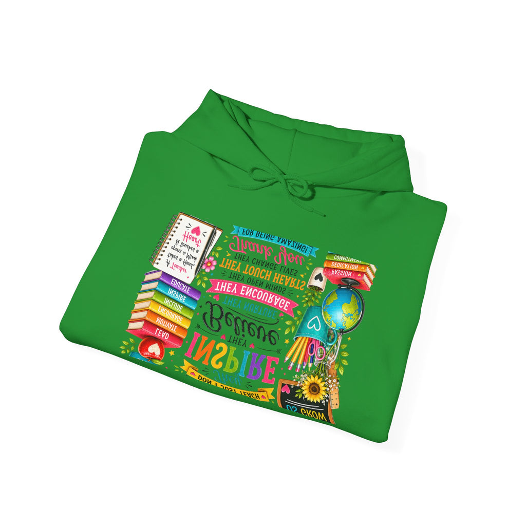 Reading Rainbow Hoodie — Inspirational Book Lover Sweatshirt (Believe in Magic)