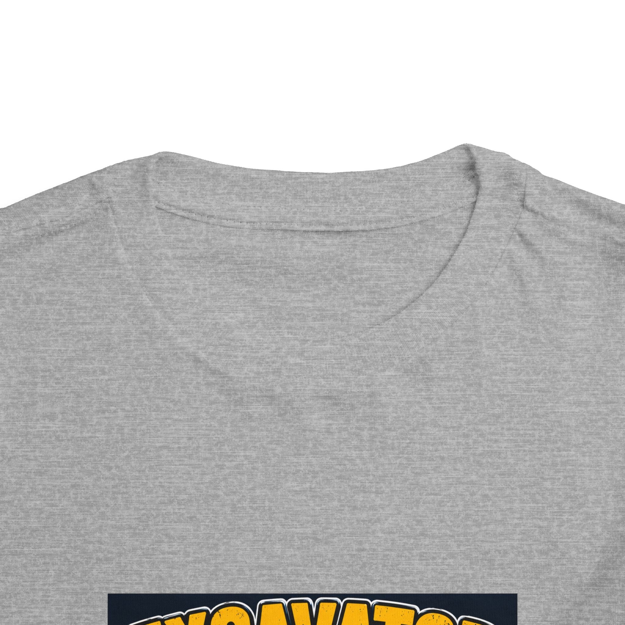 Excavator Toddler Tee — "I Dig Big Dreams" Construction Shirt