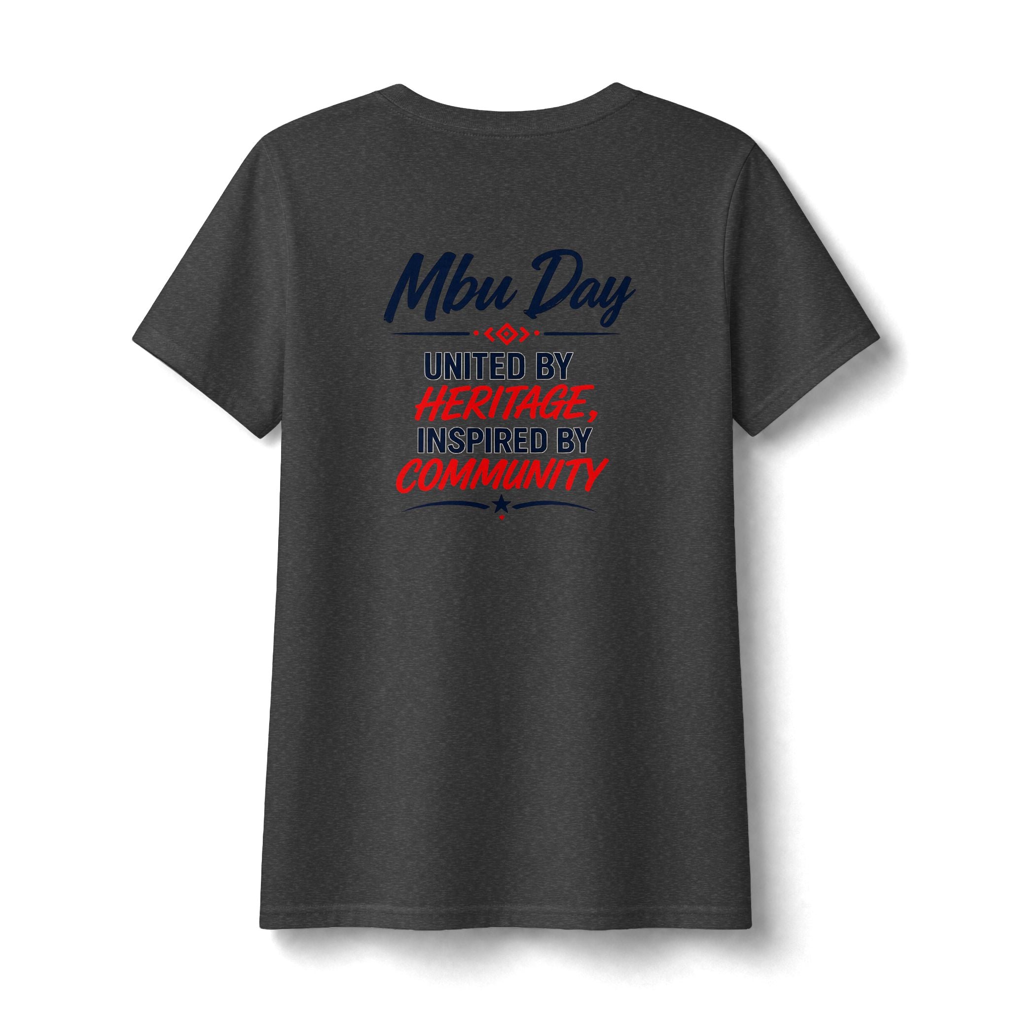 Mbu Day Texas V-Neck Tee — "Mbu Day: United by Heritage, Inspired by Community" Women's Shirt