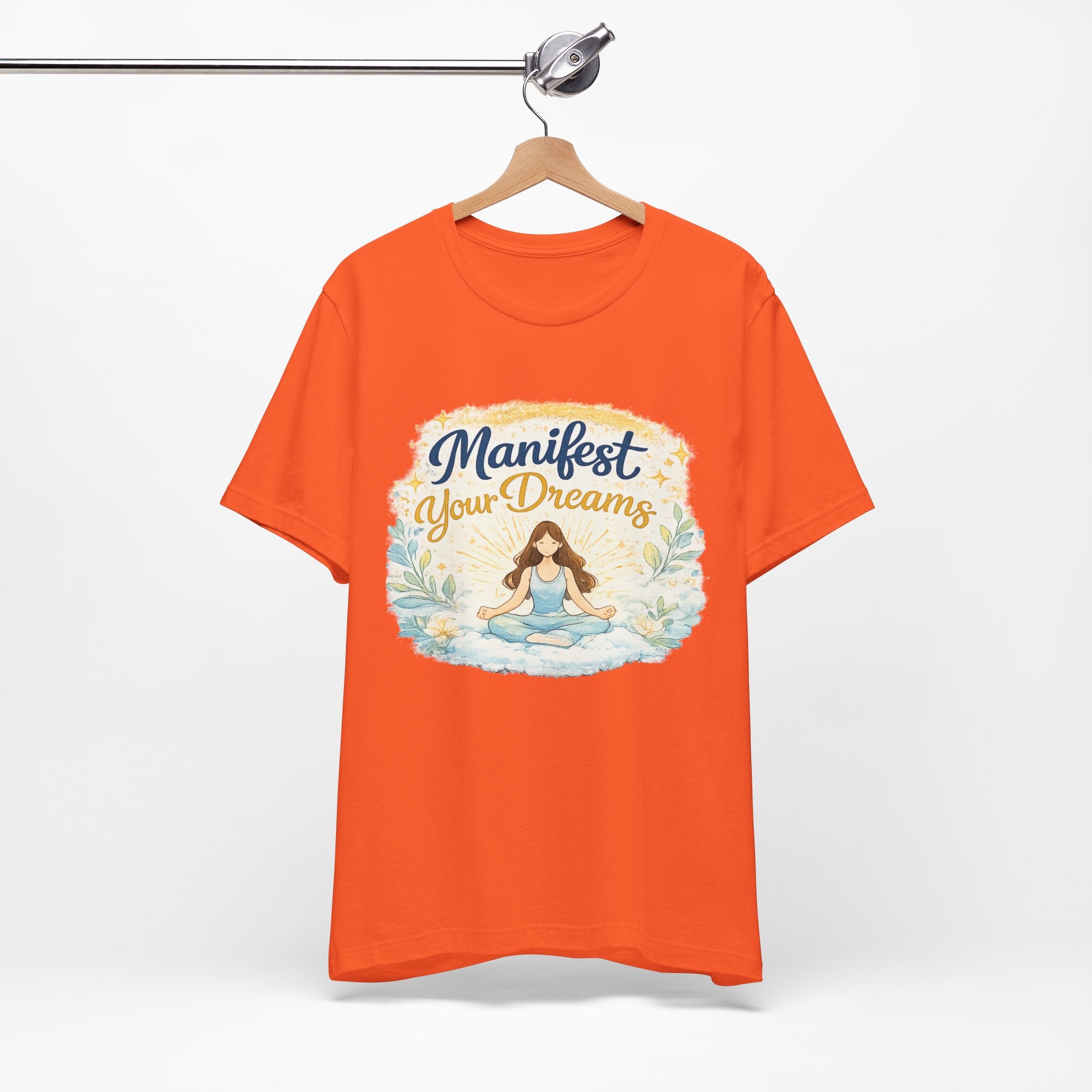 Manifest Your Dreams Tee — Meditation Yoga Inspirational T‑Shirt