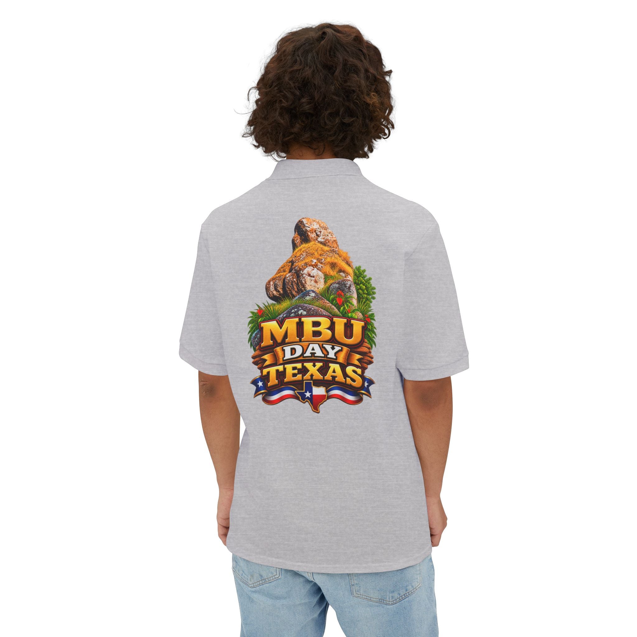 Mbu Day Polo Shirt — "United by Heritage, Inspired by Community" Texas Celebration Polo