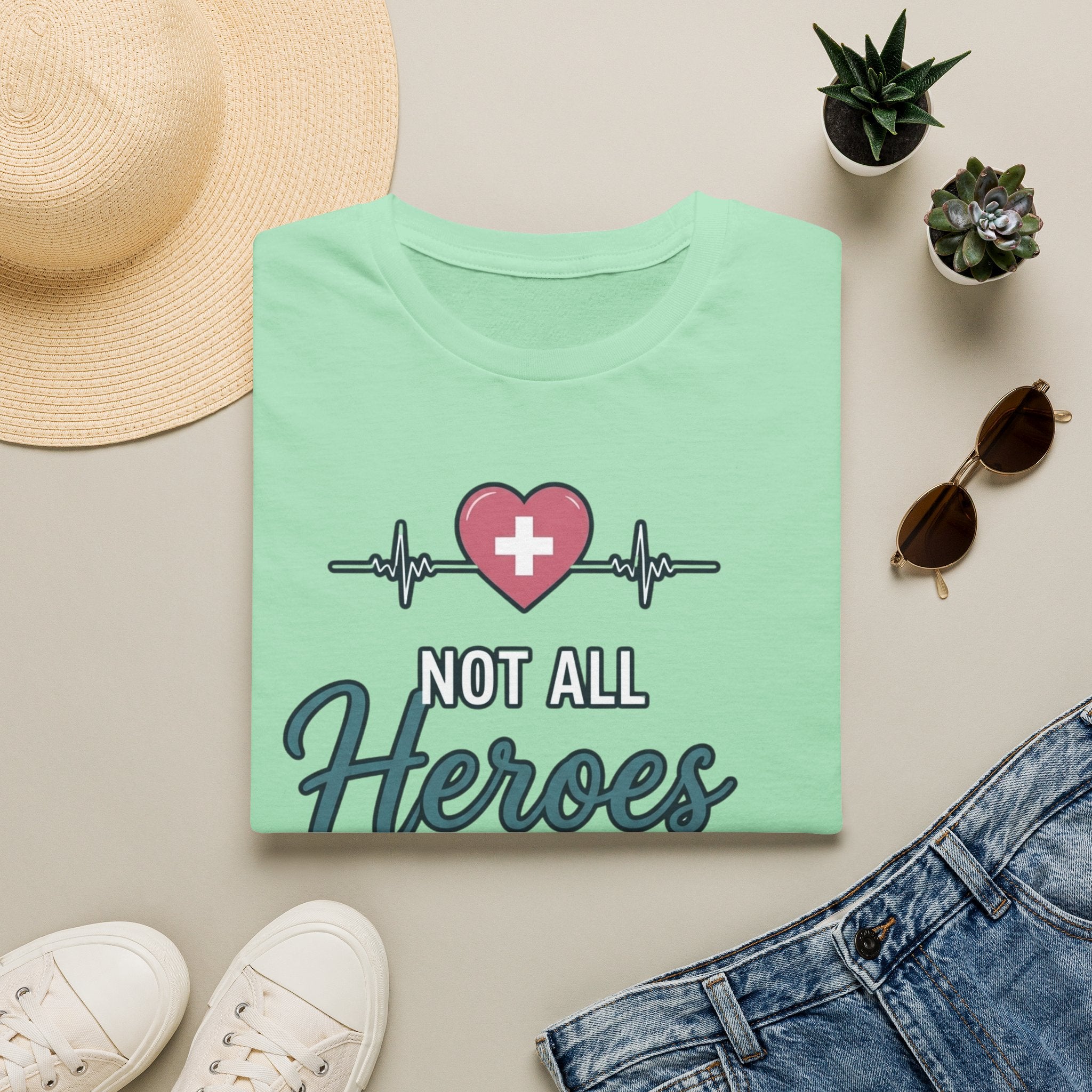 Nurse 'Not All Heroes Wear Capes' T-Shirt