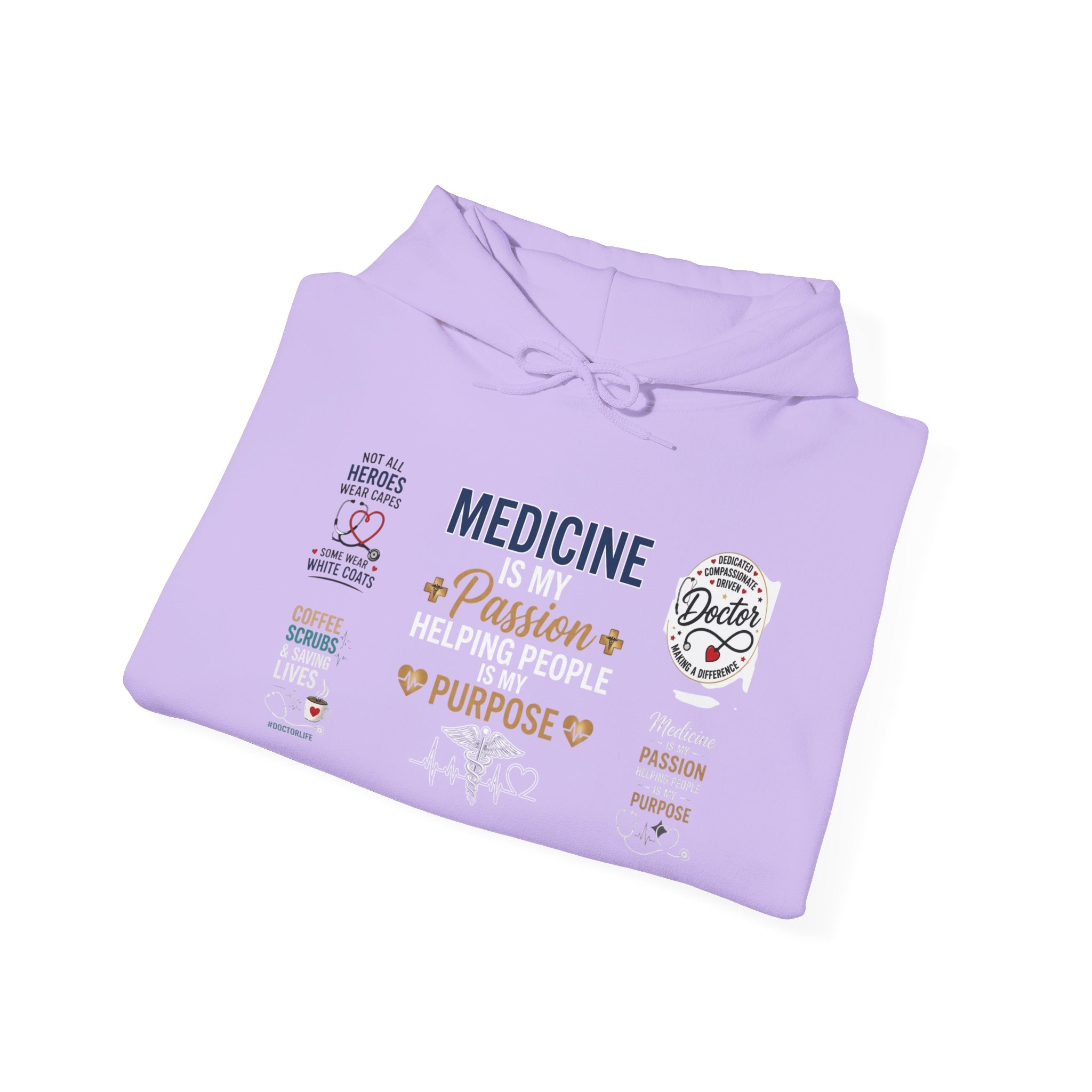 Medicine Passion Purpose Hoodie – Medical Student & Nurse Gift Pullover