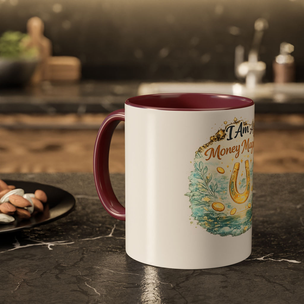 I Am A Money Magnet Mug — Inspirational Luck & Wealth Coffee Cup (11oz/15oz)