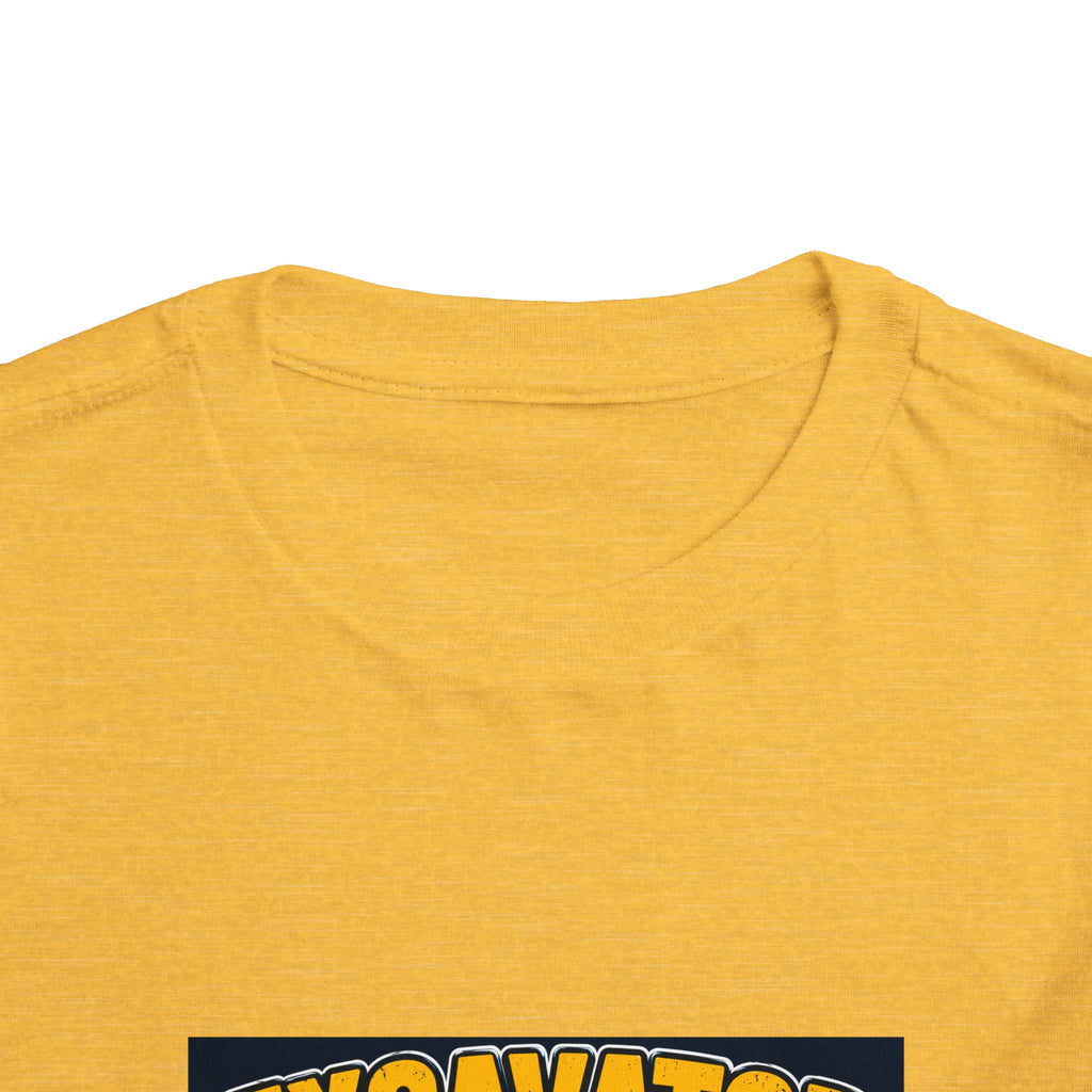 Excavator Toddler Tee — "I Dig Big Dreams" Construction Shirt
