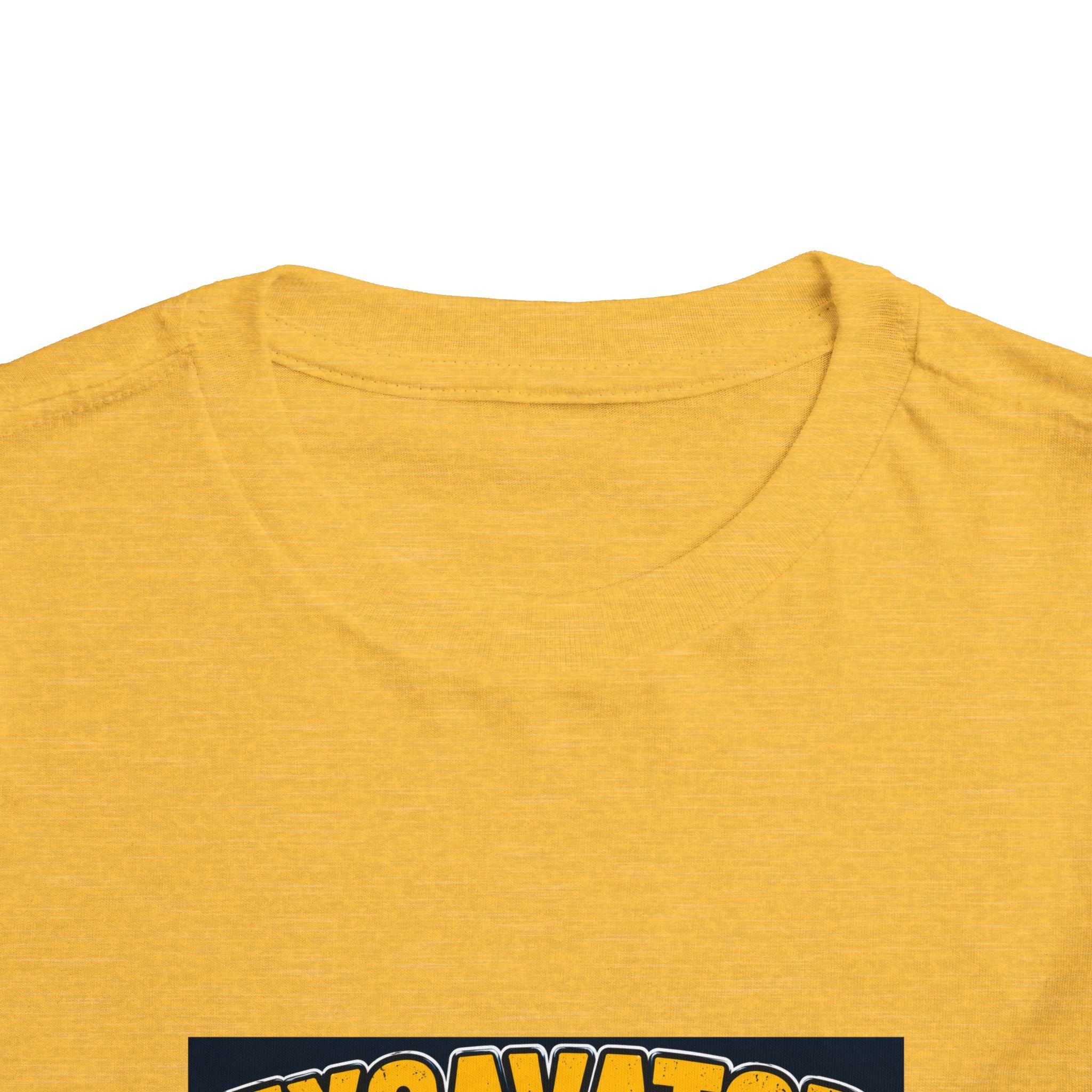 Excavator Toddler Tee — "I Dig Big Dreams" Construction Shirt