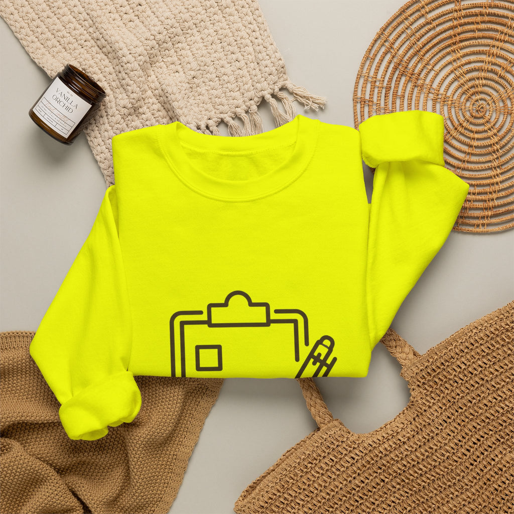 Checklist Crewneck Sweatshirt — Minimal Planner Icon Pullover